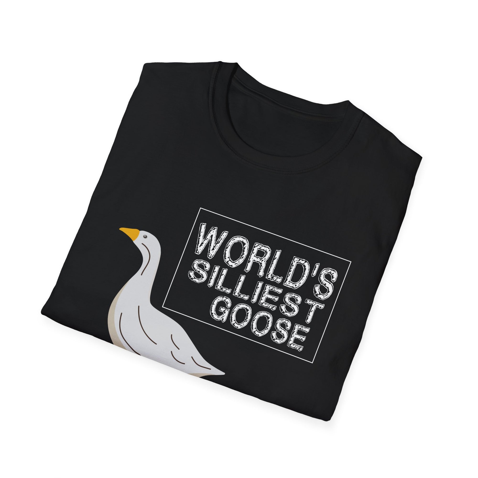 Funny Goose T-Shirt, World's Silliest Goose Gift, Unisex Graphic Tee, Animal Lover Shirt, Quirky Gift for Friends