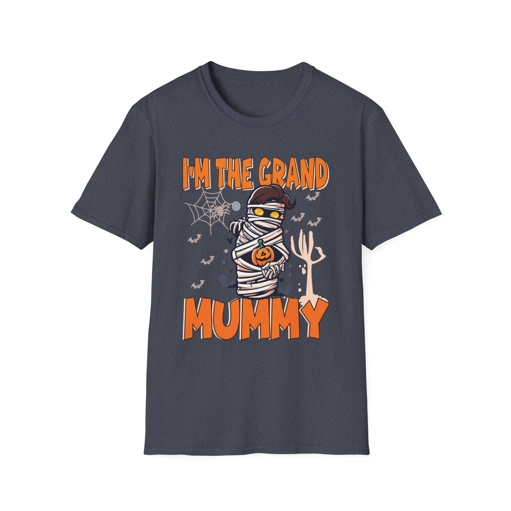 Halloween Mummy T-Shirt - I'm the Grand Mummy, Spooky Fun Tee, Fall Apparel, Unisex Party Shirt, Halloween Costume Top