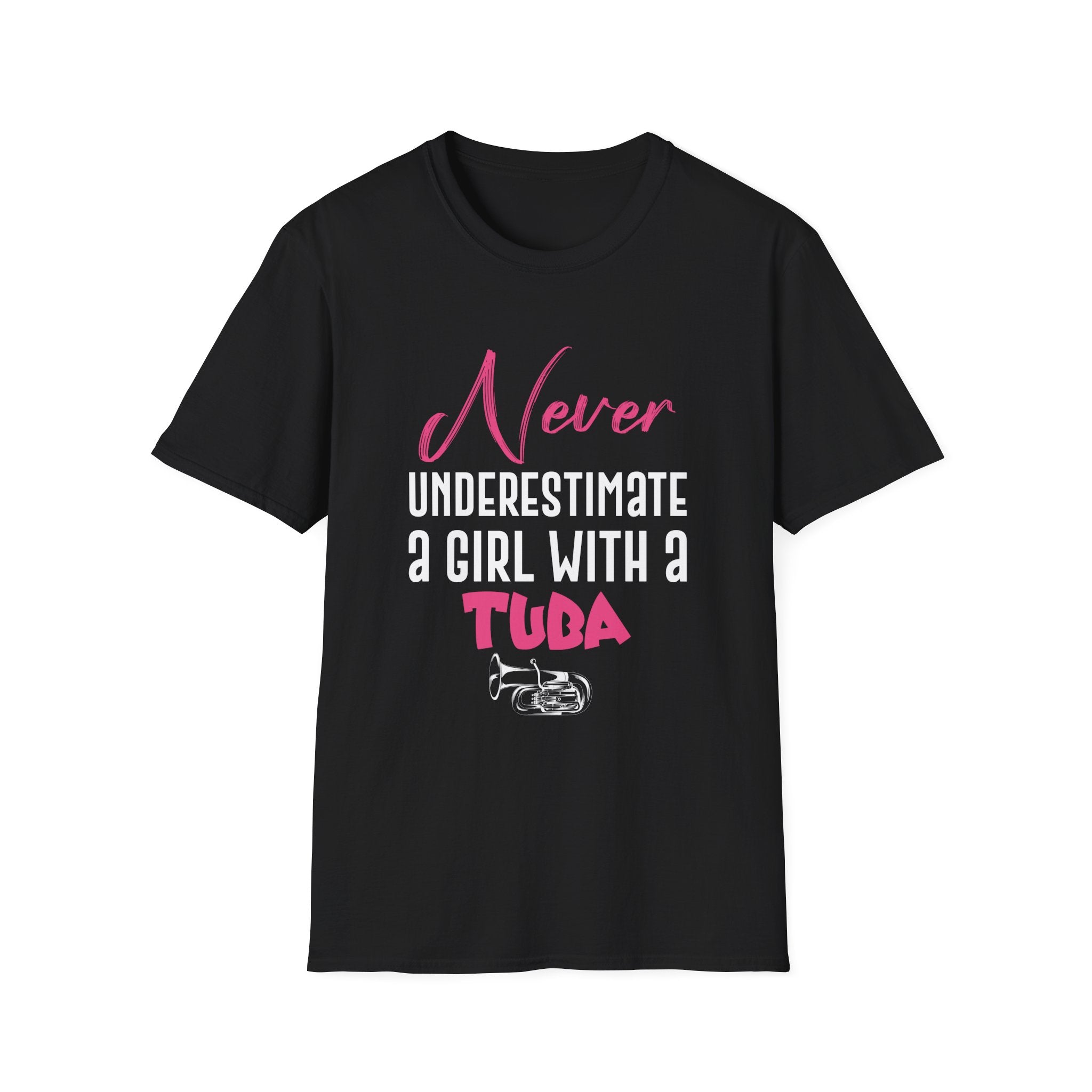 Never Underestimate a Girl with a Tuba Unisex T-Shirt, Music Enthusiast Tee, Gift for Musicians, Band Shirt, Fun Statement Top, [...]