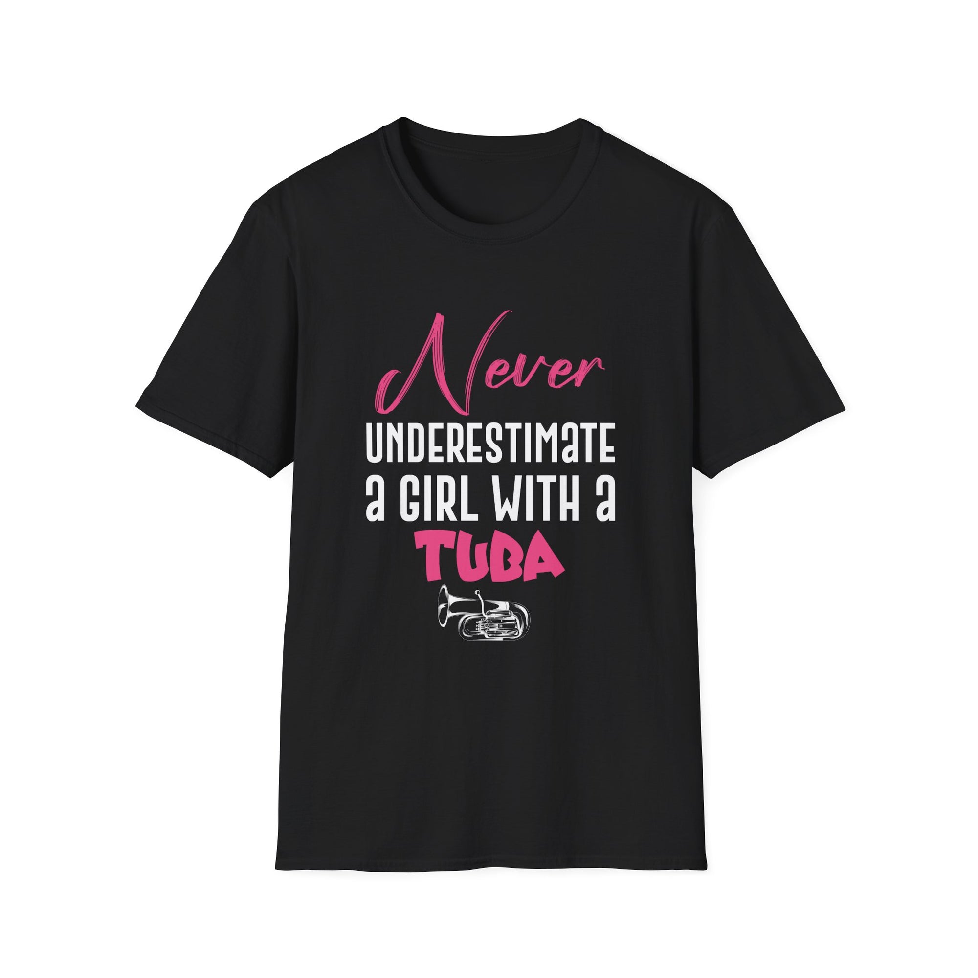 Never Underestimate a Girl with a Tuba Unisex T-Shirt, Music Enthusiast Tee, Gift for Musicians, Band Shirt, Fun Statement Top, [...]