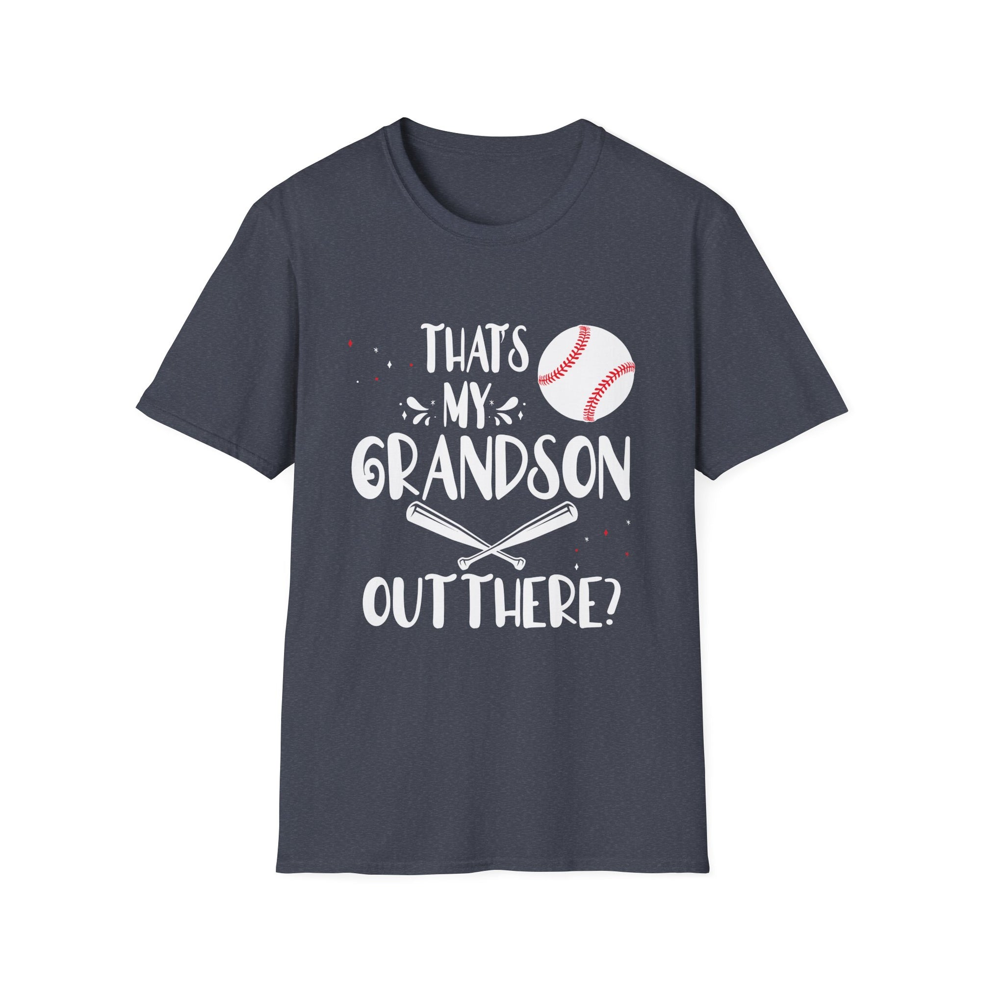 Baseball Grandson T-Shirt | Unisex Sports Tee for Proud Grandparents | Gift for Baseball Lovers, Family Reunion, Birthday, Sports Events