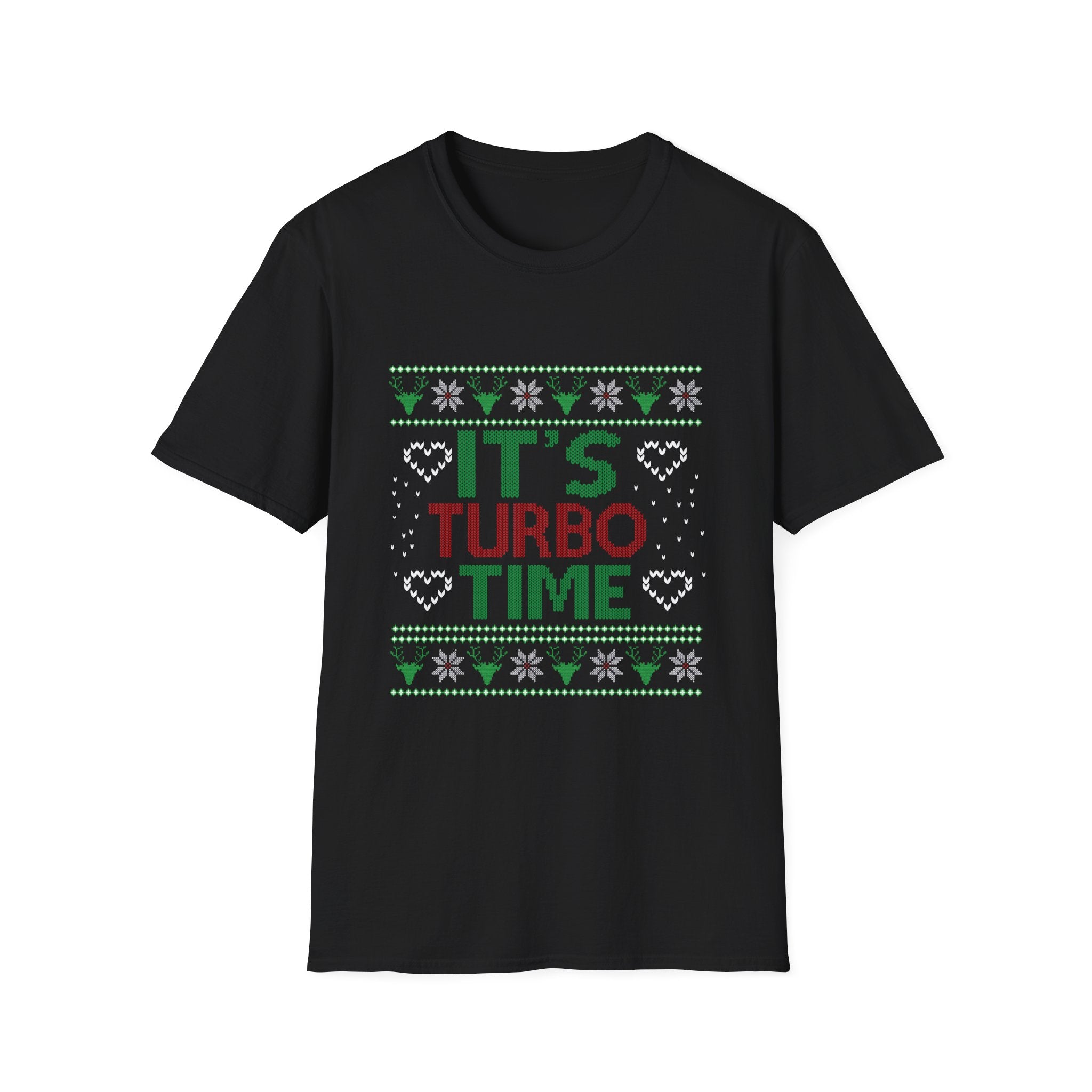 Turbo Time Unisex T-Shirt | Fun Holiday Apparel, Christmas Gift, Festive Tee, Winter Wear, Casual Style
