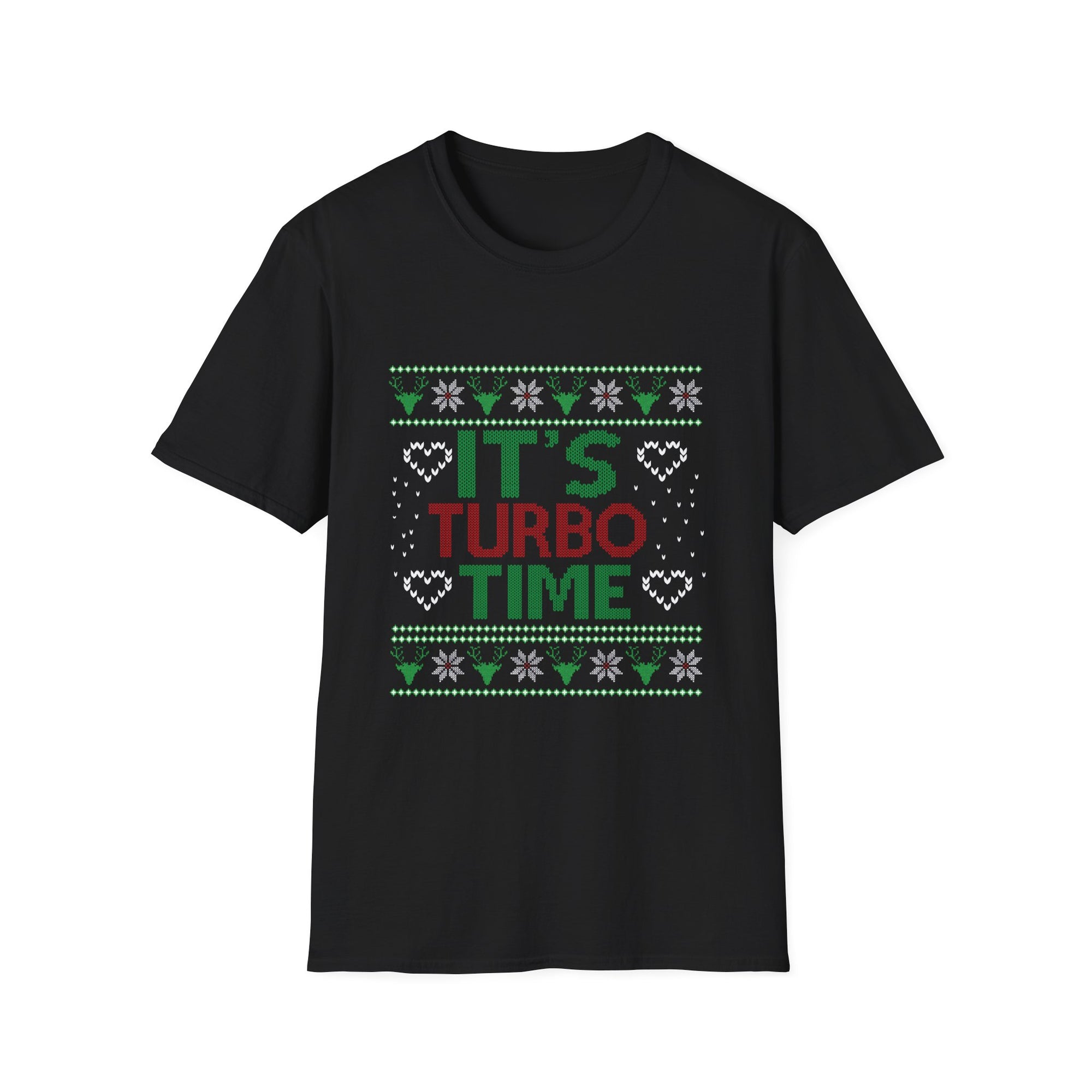 Turbo Time Unisex T-Shirt | Fun Holiday Apparel, Christmas Gift, Festive Tee, Winter Wear, Casual Style