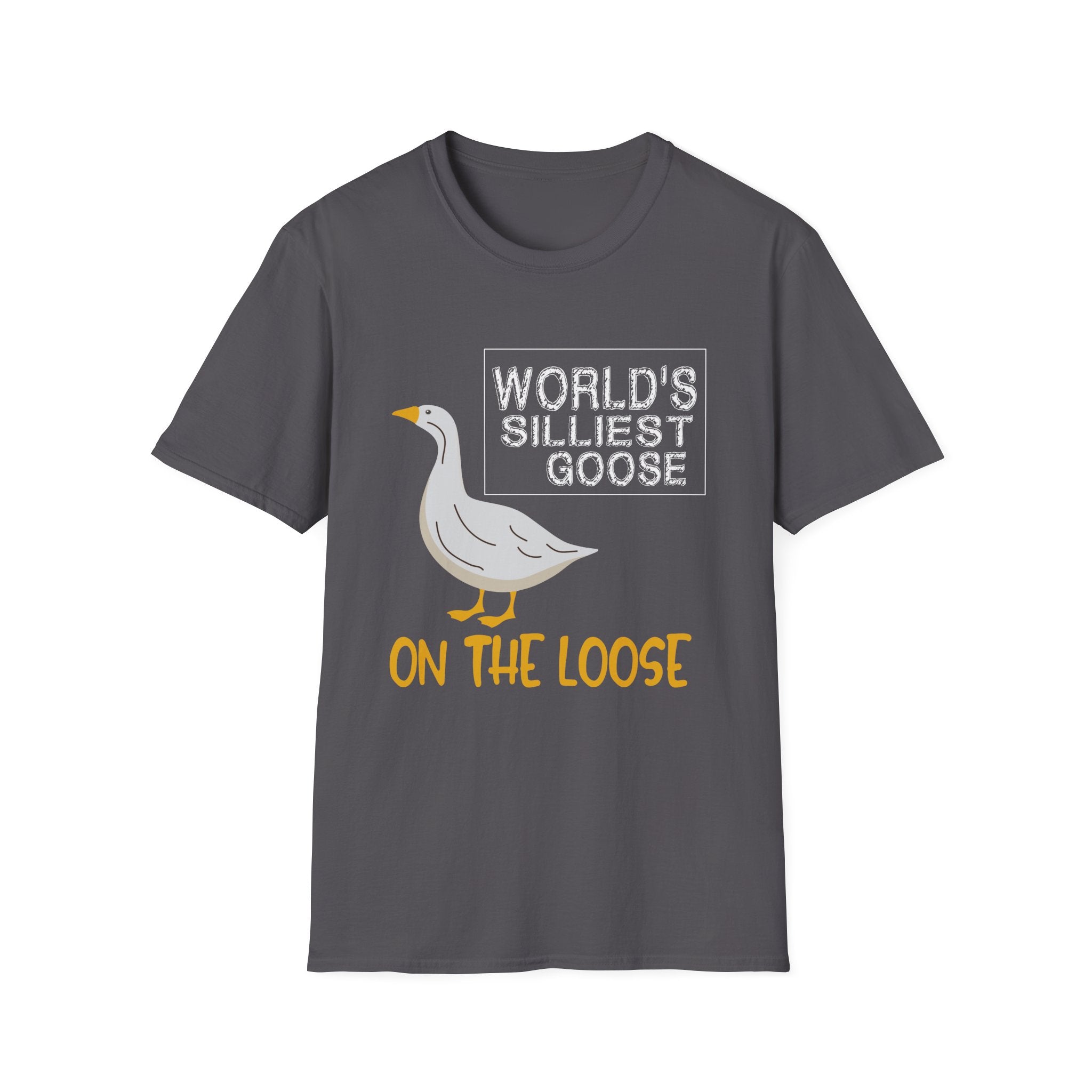 Funny Goose T-Shirt, World's Silliest Goose Gift, Unisex Graphic Tee, Animal Lover Shirt, Quirky Gift for Friends