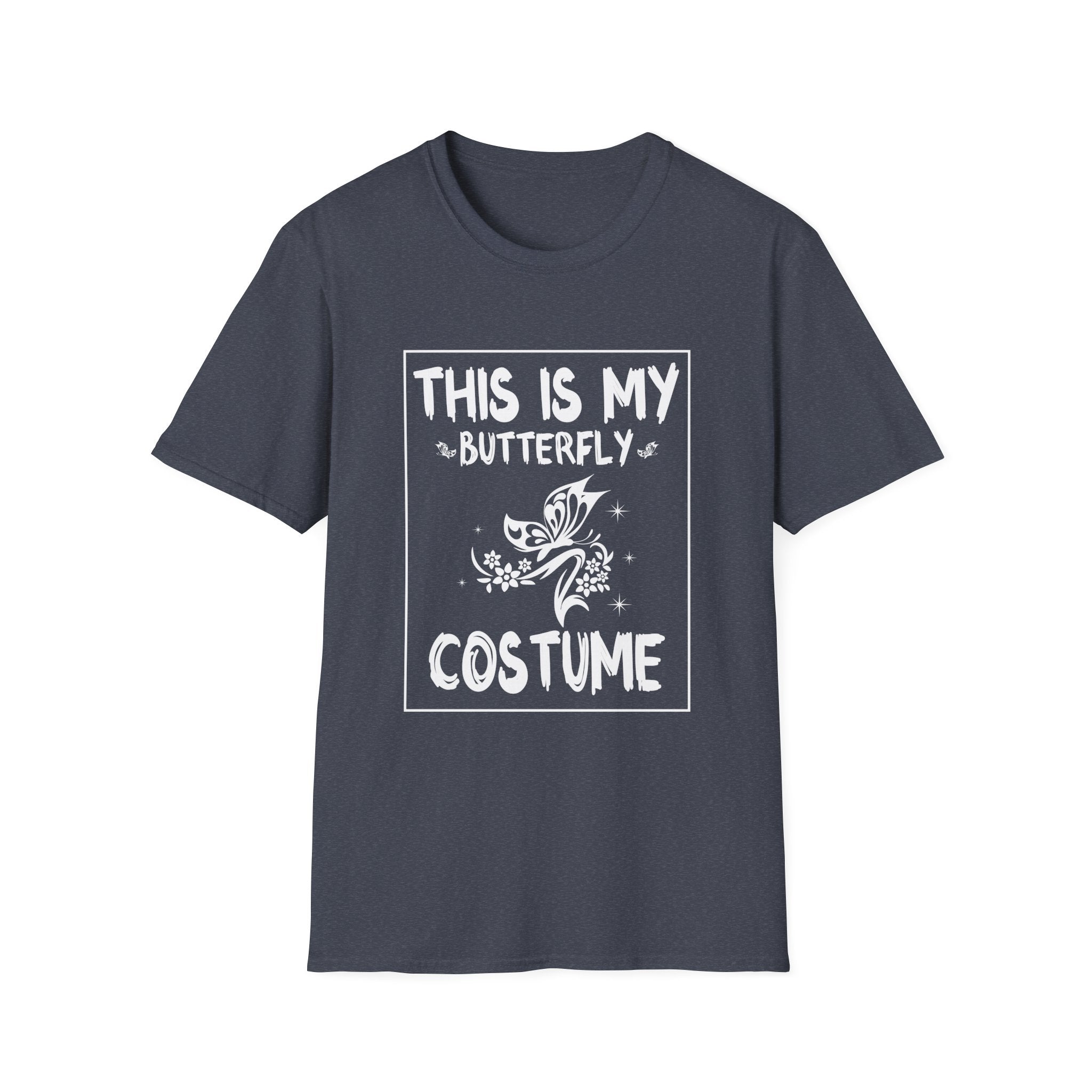 Butterfly Costume Unisex Softstyle T-Shirt, Funny Halloween Shirt, Graphic Tee, Gift for Kids and Adults, Cute Costume Top