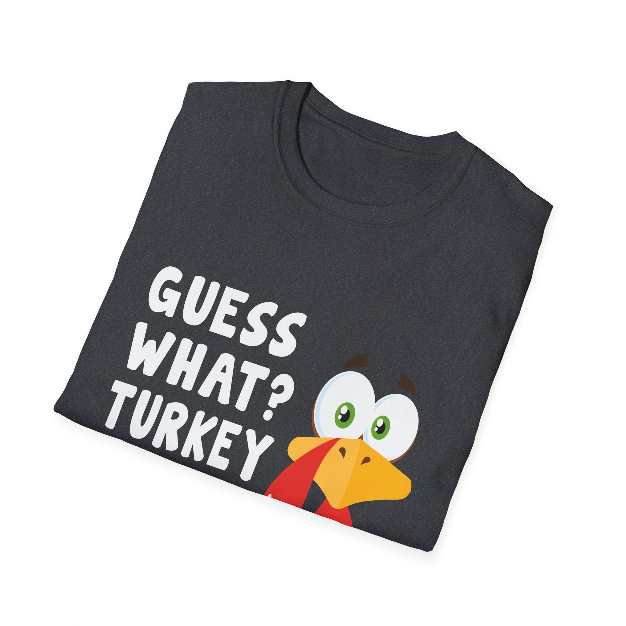 Funny Thanksgiving Turkey T-Shirt | Guess What? Turkey Butt! | Humor Shirt, Holiday Tee, Unisex Graphic Tee, Gift for Thanksgiving