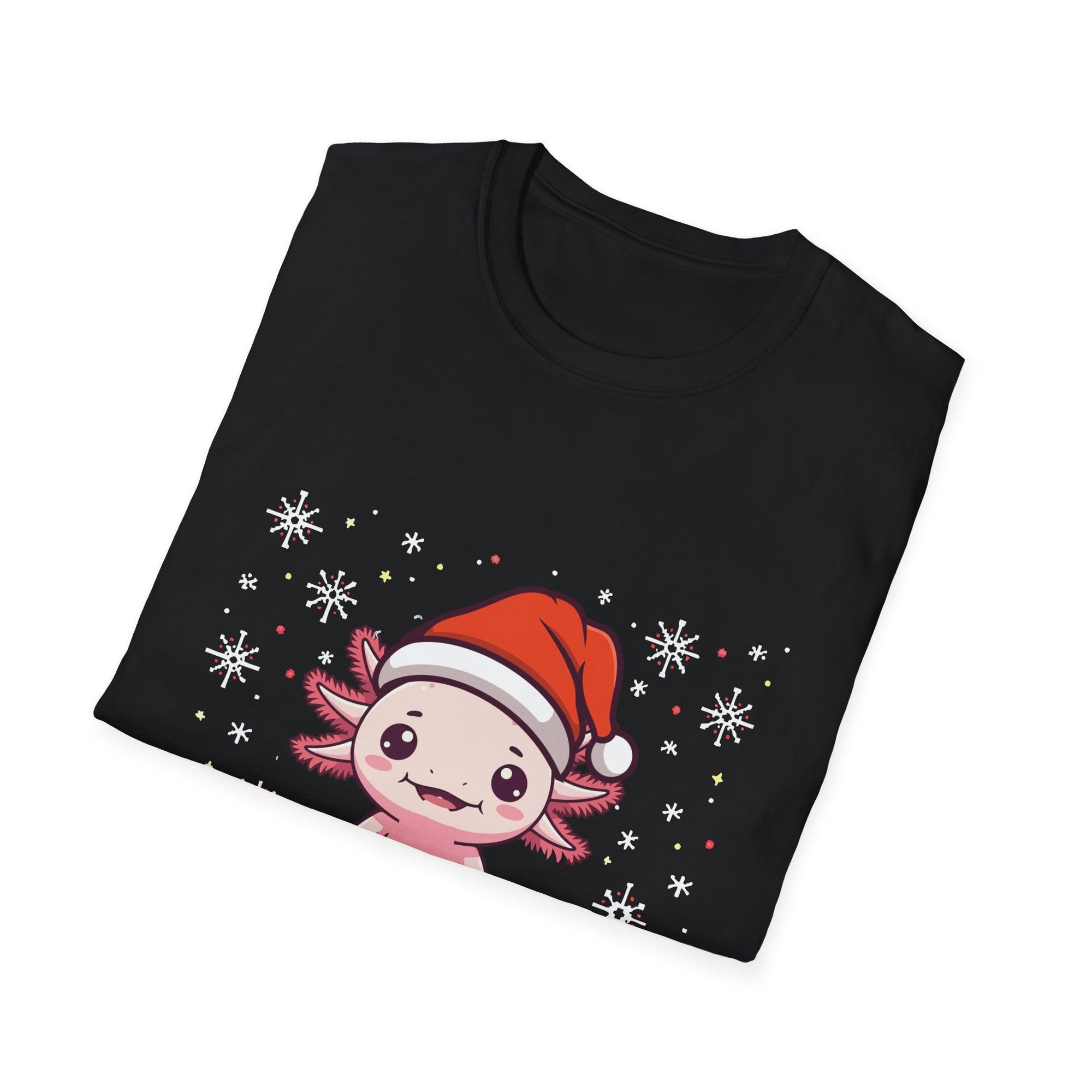Festive Holiday T-Shirt with Cute Character, Christmas Shirt, Unisex Tee, Gift for Her, Holiday Apparel, Winter Fashion