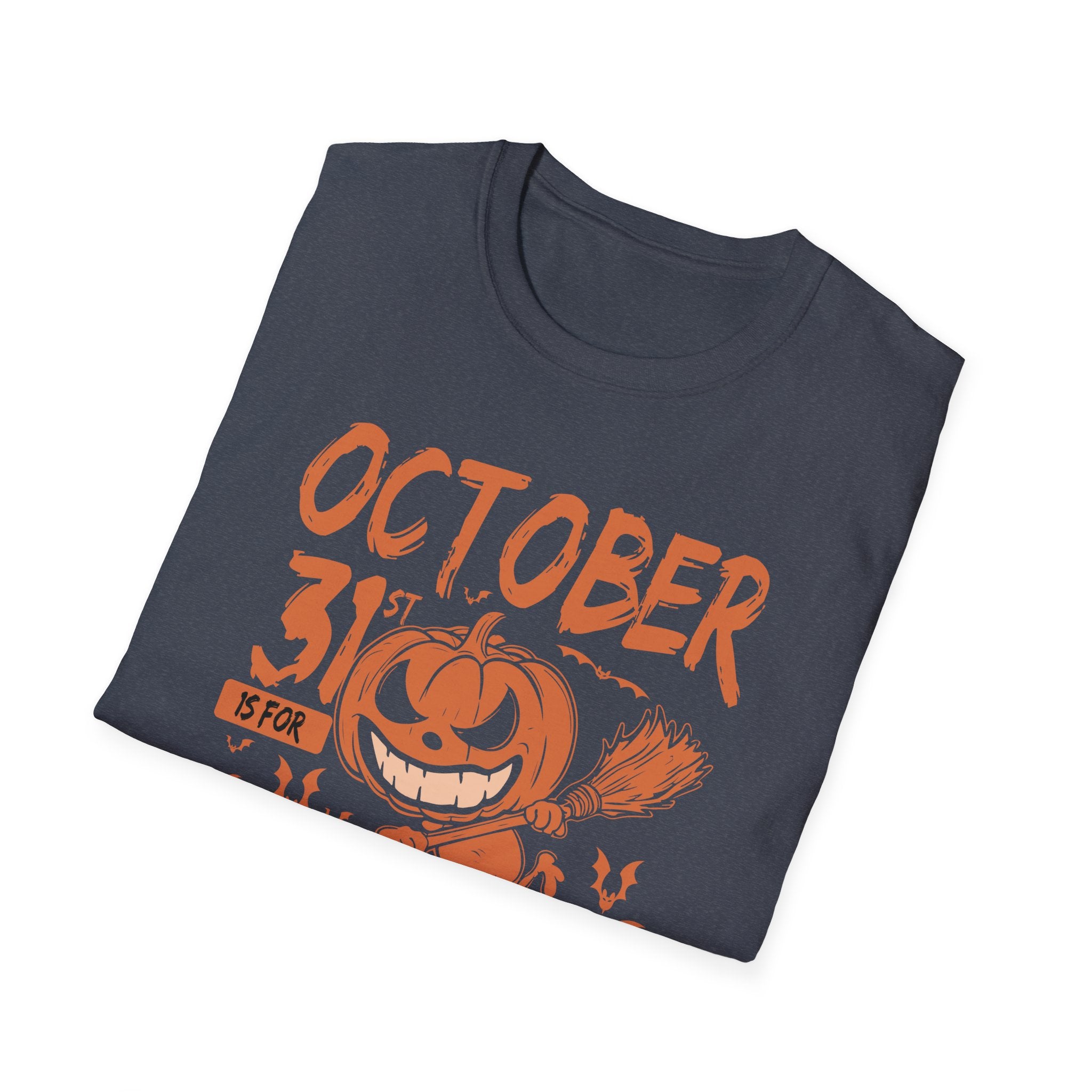 Halloween Unisex T-Shirt - October 31st, Spooky Fun, Fall Fashion, Pumpkin Graphic Tee, Trick or Treat, October Apparel