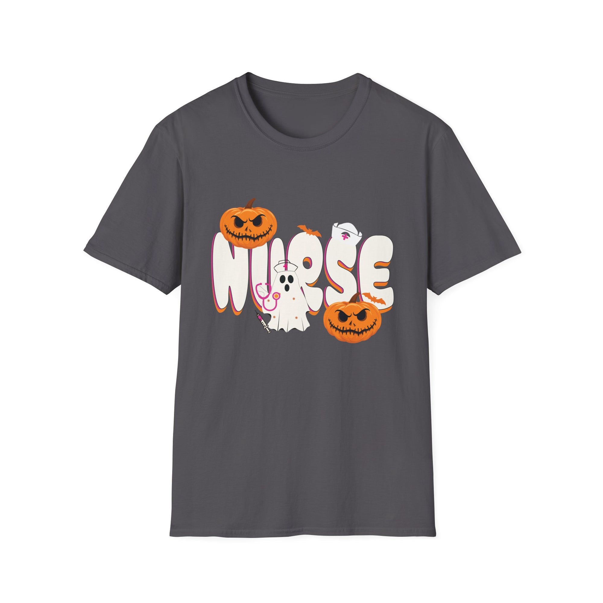 Spooky Ghost Moose T-Shirt, Halloween T-Shirt, Fall Fashion, Unisex Tee, Gift for Halloween Lovers, Cute Pumpkin Tee