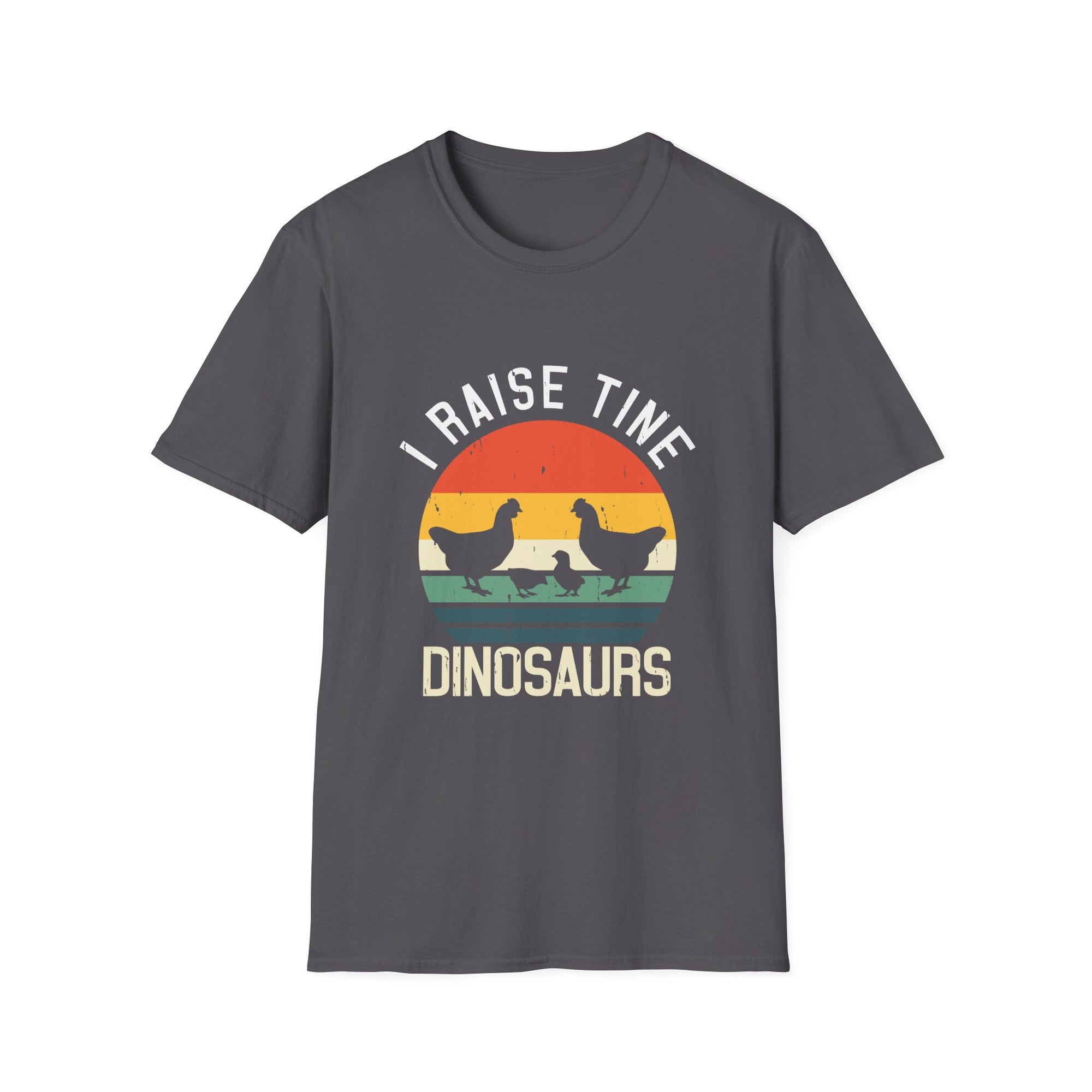 Vintage Dinosaur Farmer Unisex T-Shirt, I Raise Dinosaurs Tee, Funny Animal Apparel, Gift for Farmers, Unique Graphic Shirt