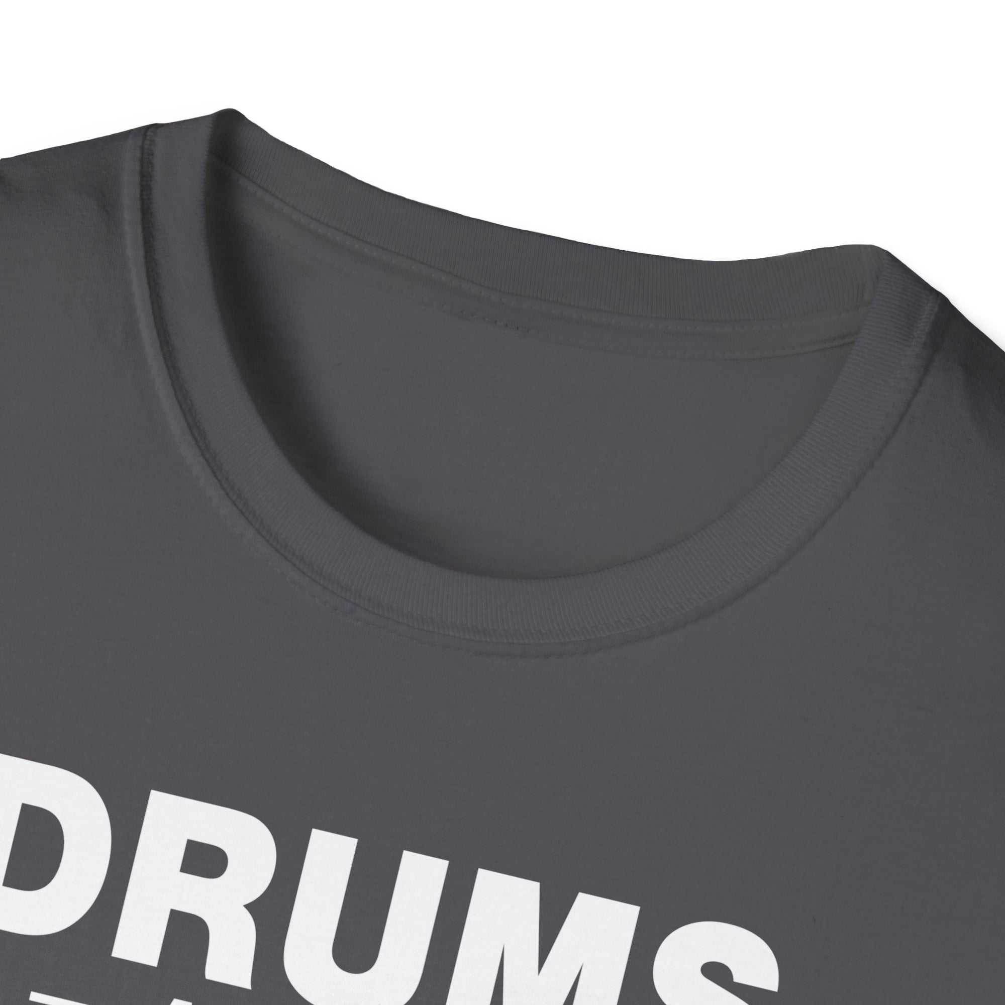Drum Lover's Bacon T-Shirt, Music Enthusiast Gift, Funny Drummer Tee, Musical Apparel, Unique Band Shirt, Ideal for Musicians