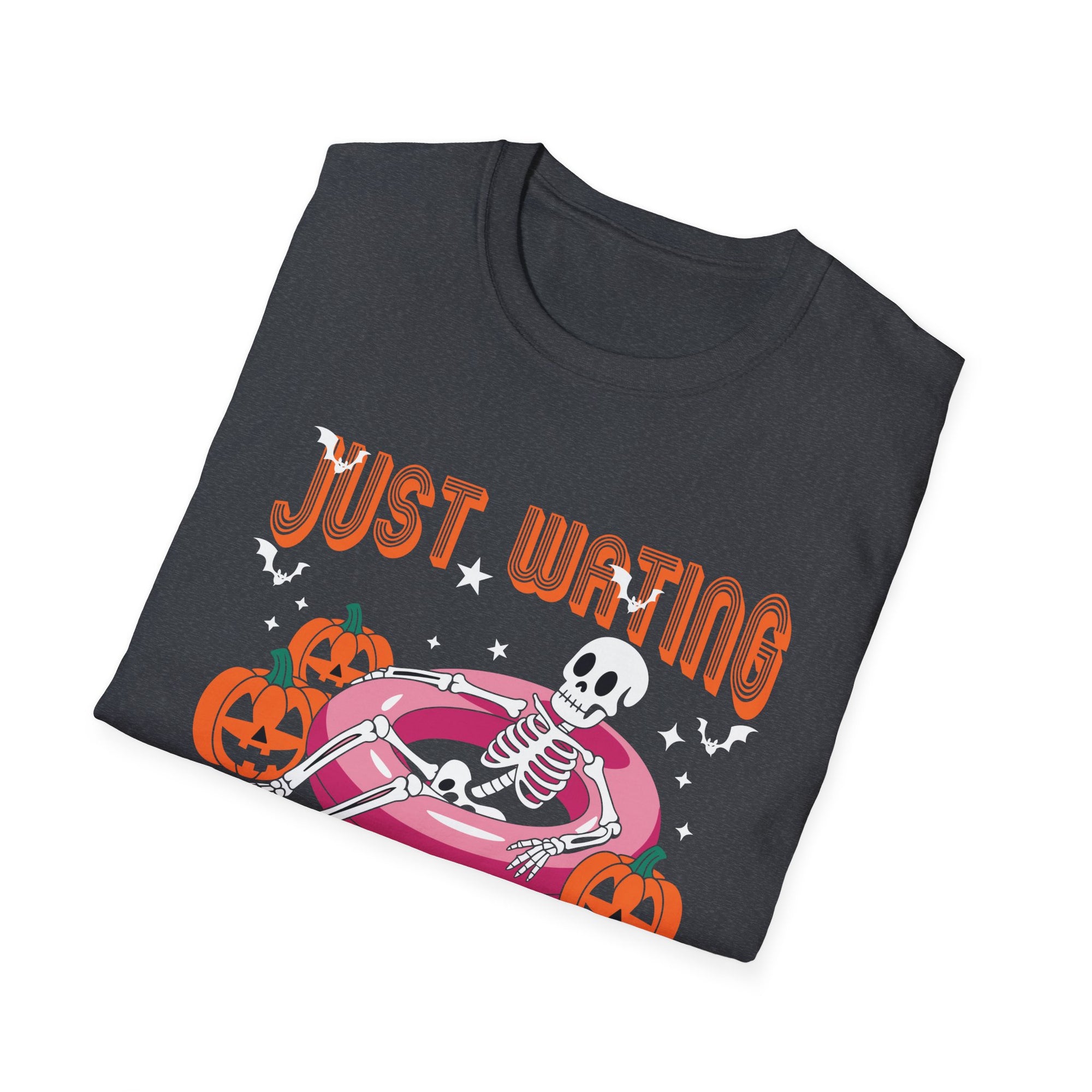 Halloween Skeleton T-Shirt | Unisex Softstyle Shirt, Fun Fall Apparel, Halloween Costume Tee, Spooky Season Shirt, Gift for Halloween Lovers