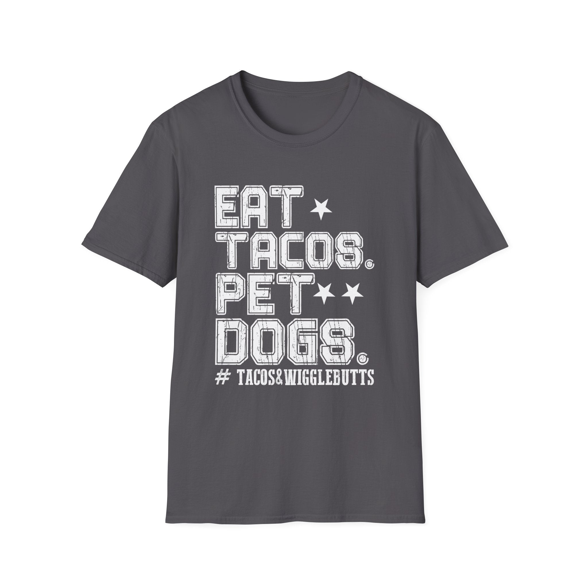 Funny Dog Lover's Tee - Eat Tacos Pet Dogs, Unisex Softstyle T-Shirt for Dog Owners, Gift for Pet Lovers, Casual Everyday Shirt, Funny [...]
