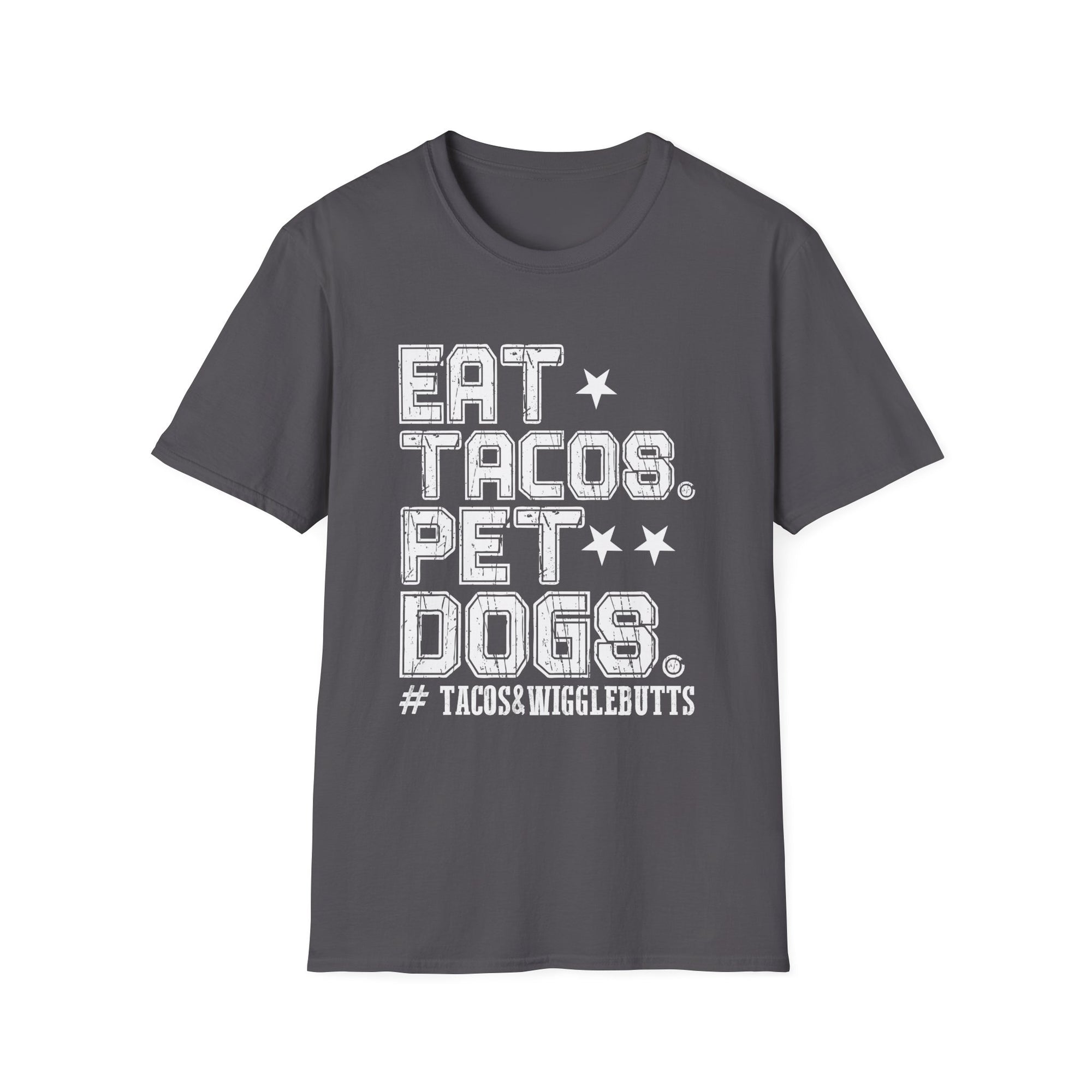 Funny Dog Lover's Tee - Eat Tacos Pet Dogs, Unisex Softstyle T-Shirt for Dog Owners, Gift for Pet Lovers, Casual Everyday Shirt, Funny [...]