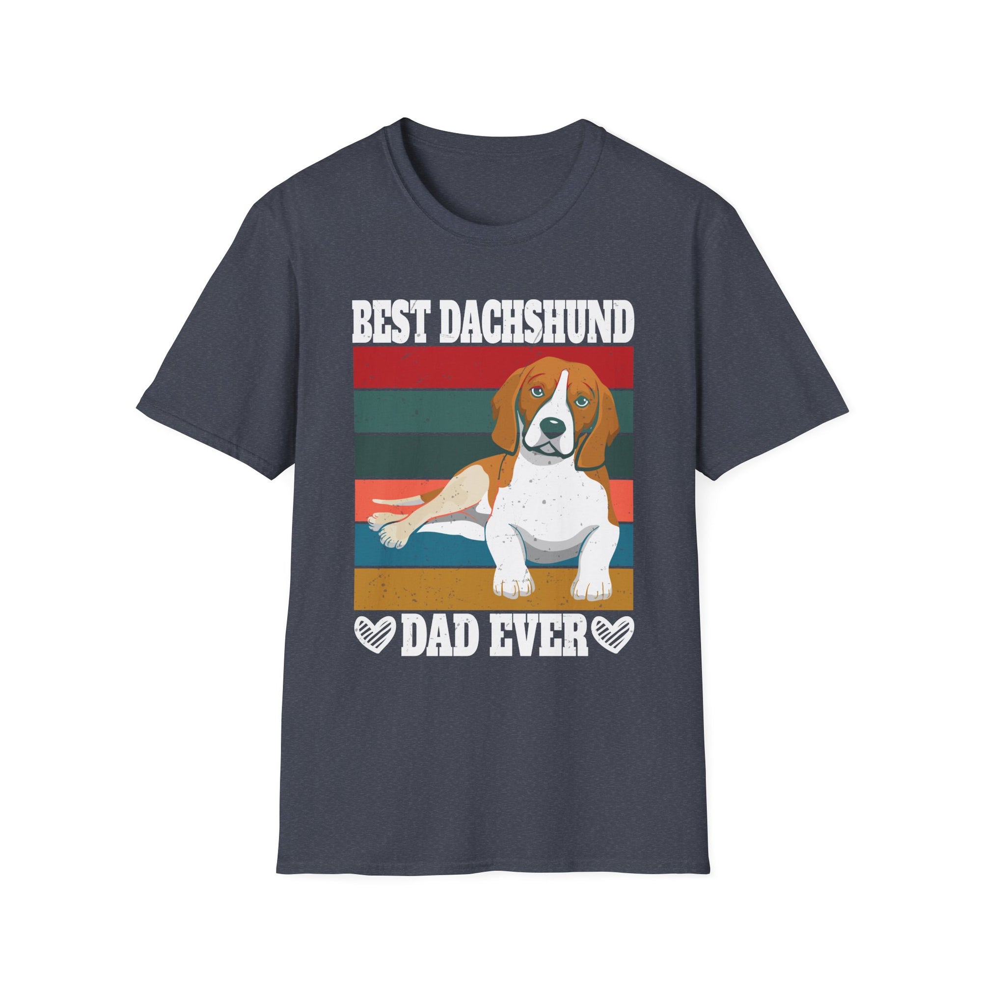 Best Dachshund Dad Ever Unisex T-Shirt, Dog Lover Gift, Pet Dad Tee, Father's Day Shirt, Animal Lover Apparel