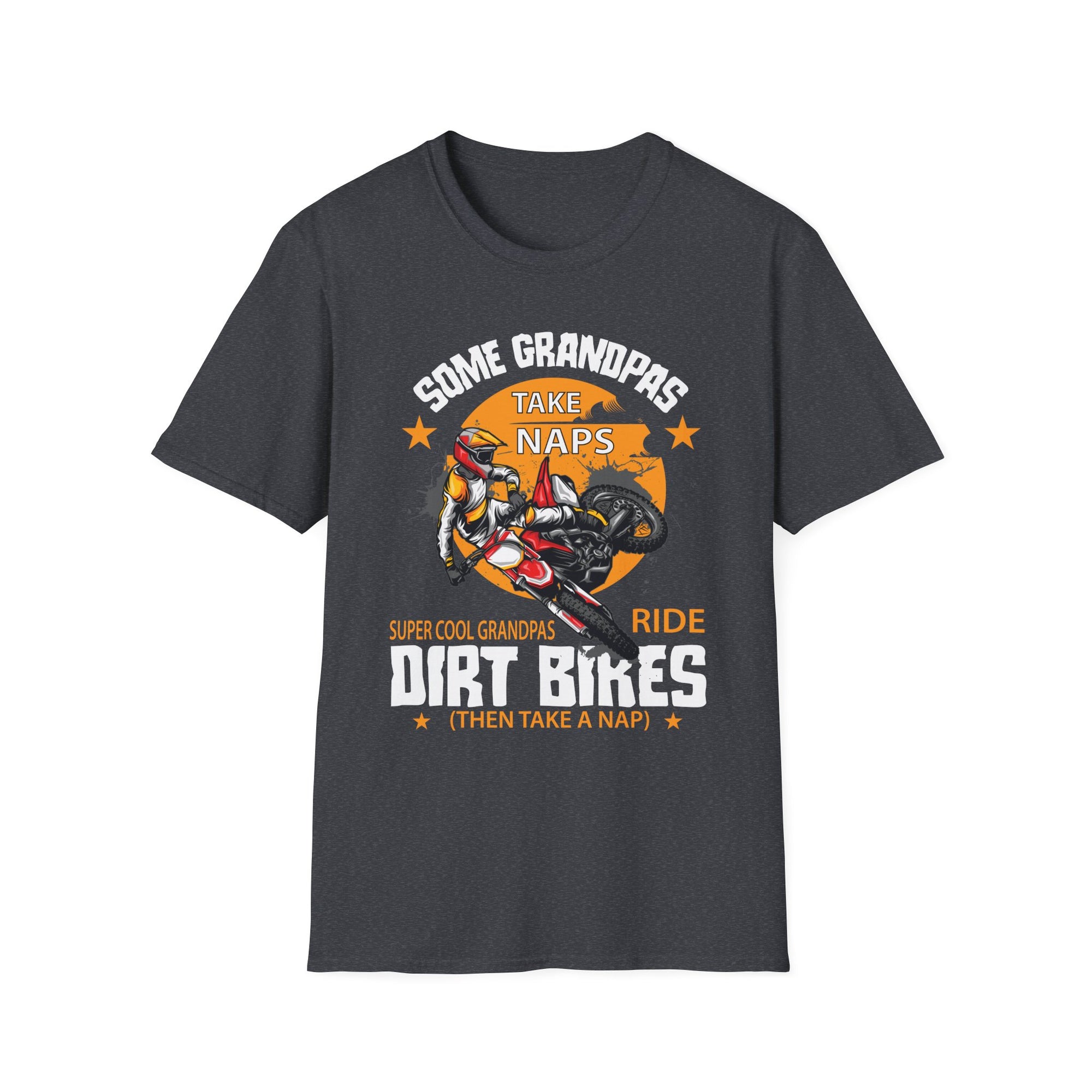 Cool Grandpa Dirt Bike T-Shirt, Gift for Grandfather, Motorcycle Enthusiast Tee, Men's Birthday Gift, Father's Day Fun Shirt