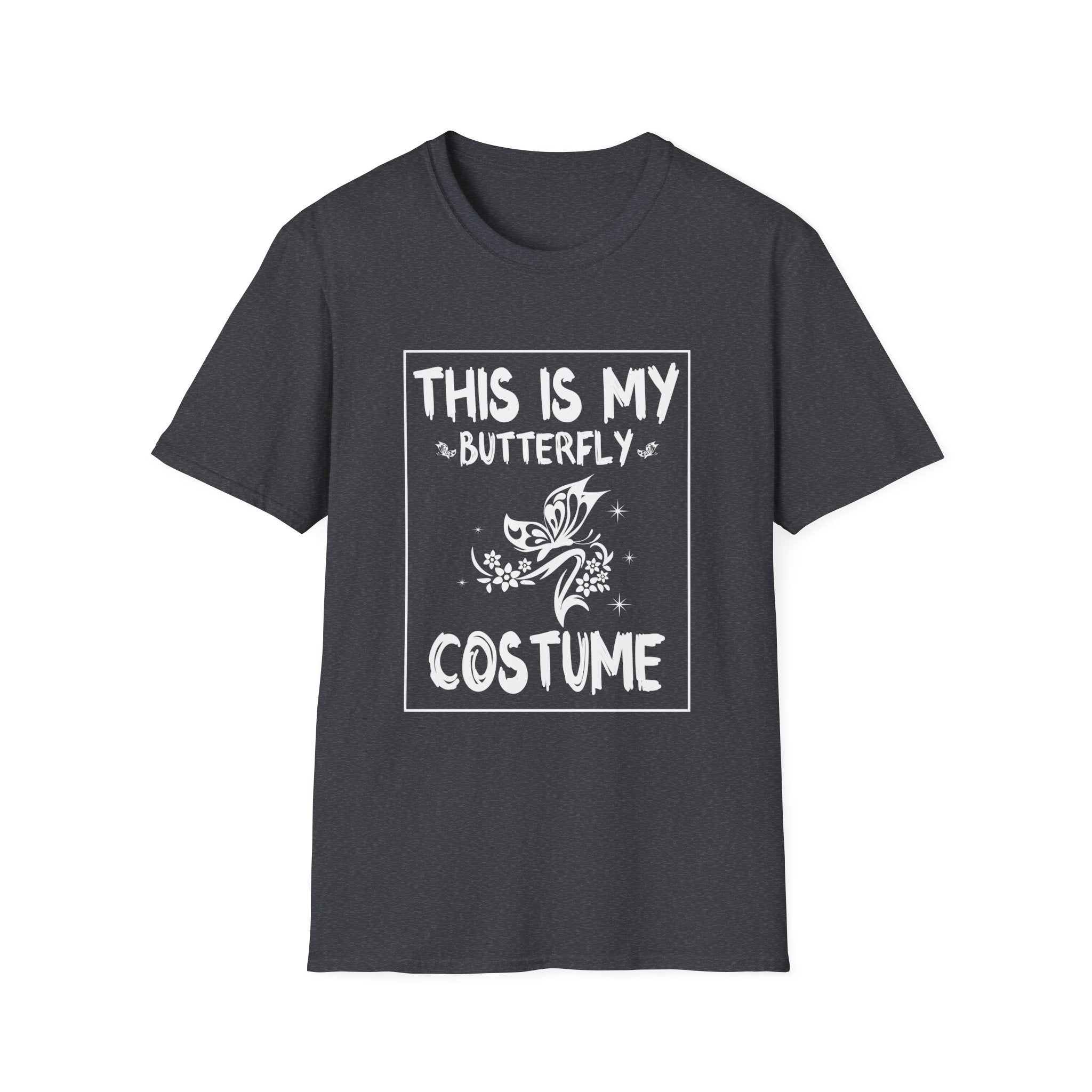 Butterfly Costume Unisex Softstyle T-Shirt, Funny Halloween Shirt, Graphic Tee, Gift for Kids and Adults, Cute Costume Top