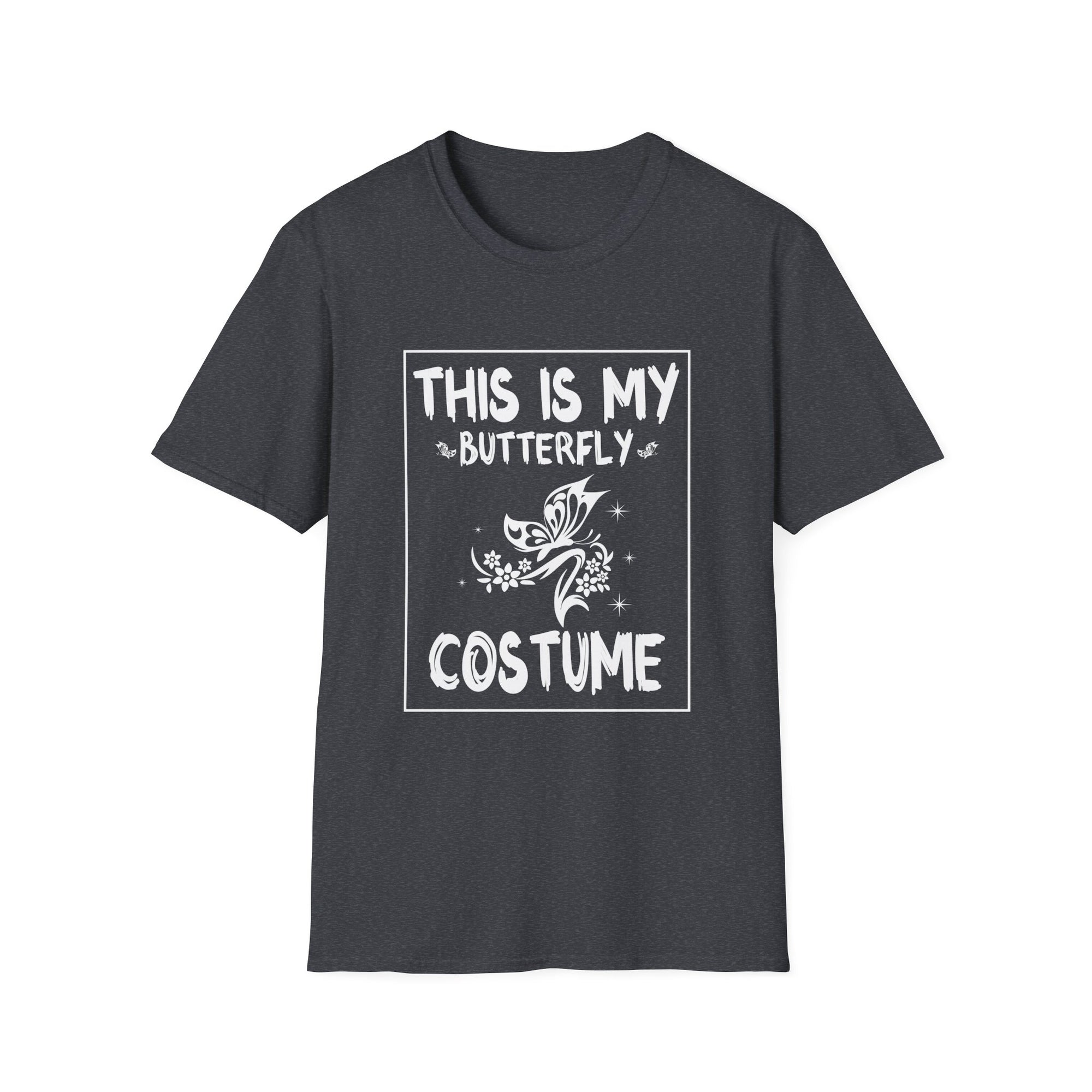 Butterfly Costume Unisex Softstyle T-Shirt, Funny Halloween Shirt, Graphic Tee, Gift for Kids and Adults, Cute Costume Top