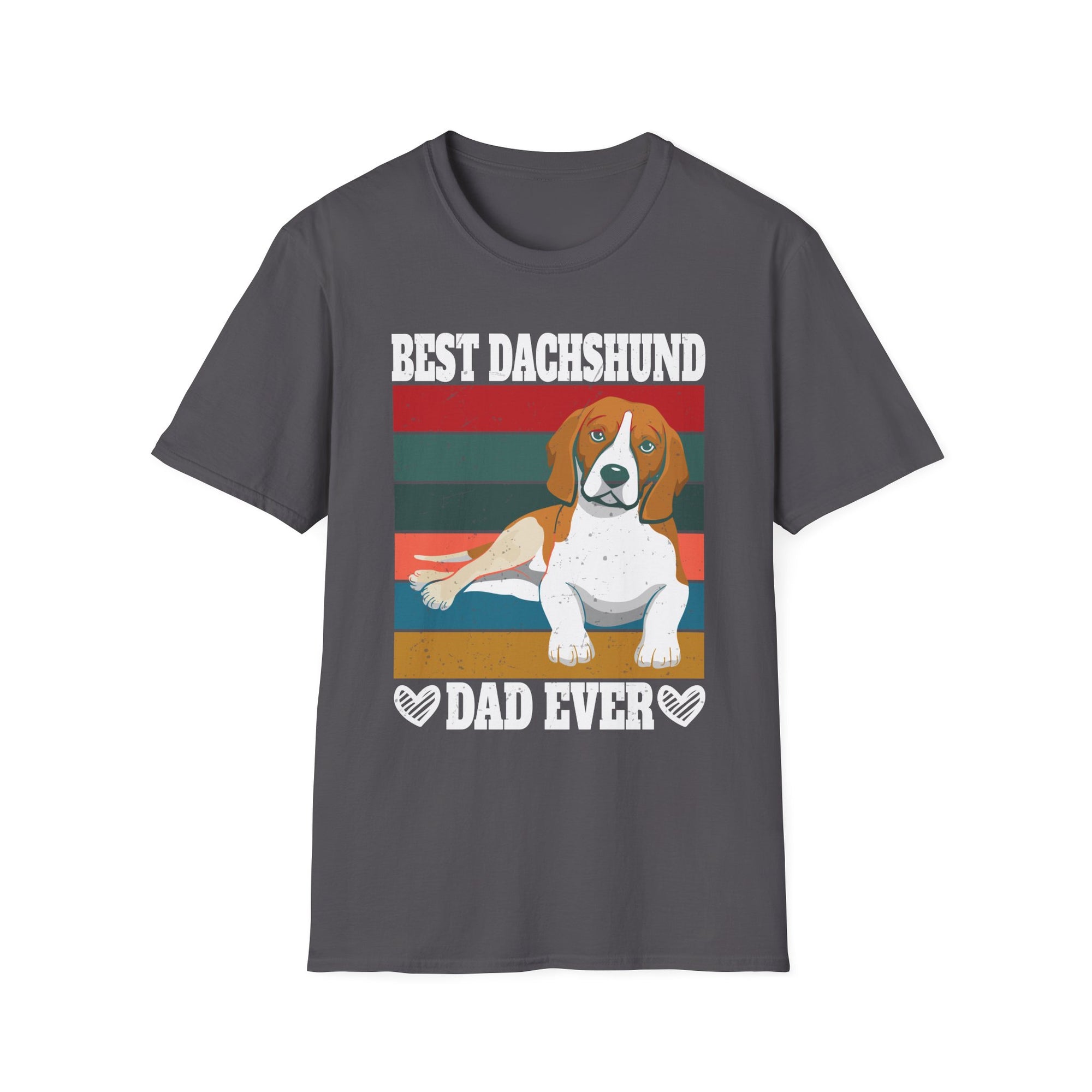 Best Dachshund Dad Ever Unisex T-Shirt, Dog Lover Gift, Pet Dad Tee, Father's Day Shirt, Animal Lover Apparel