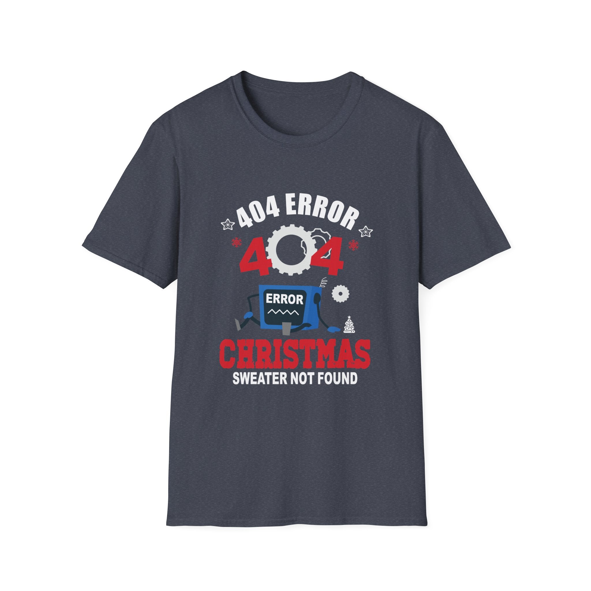 404 Error T-Shirt - Funny Tech Humor Tee, Unisex Gift for Programmers, Fun Christmas Apparel, Geeky Top, Quirky Design
