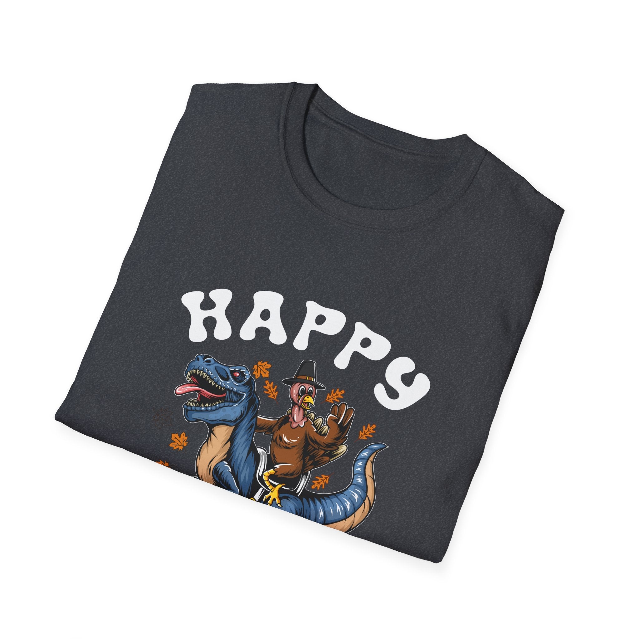 Happy Trexgiving T-Shirt, Dinosaur Tee, Unisex Graphic Shirt, Funny Holiday Shirt, Thanksgiving Gift, Casual Wear