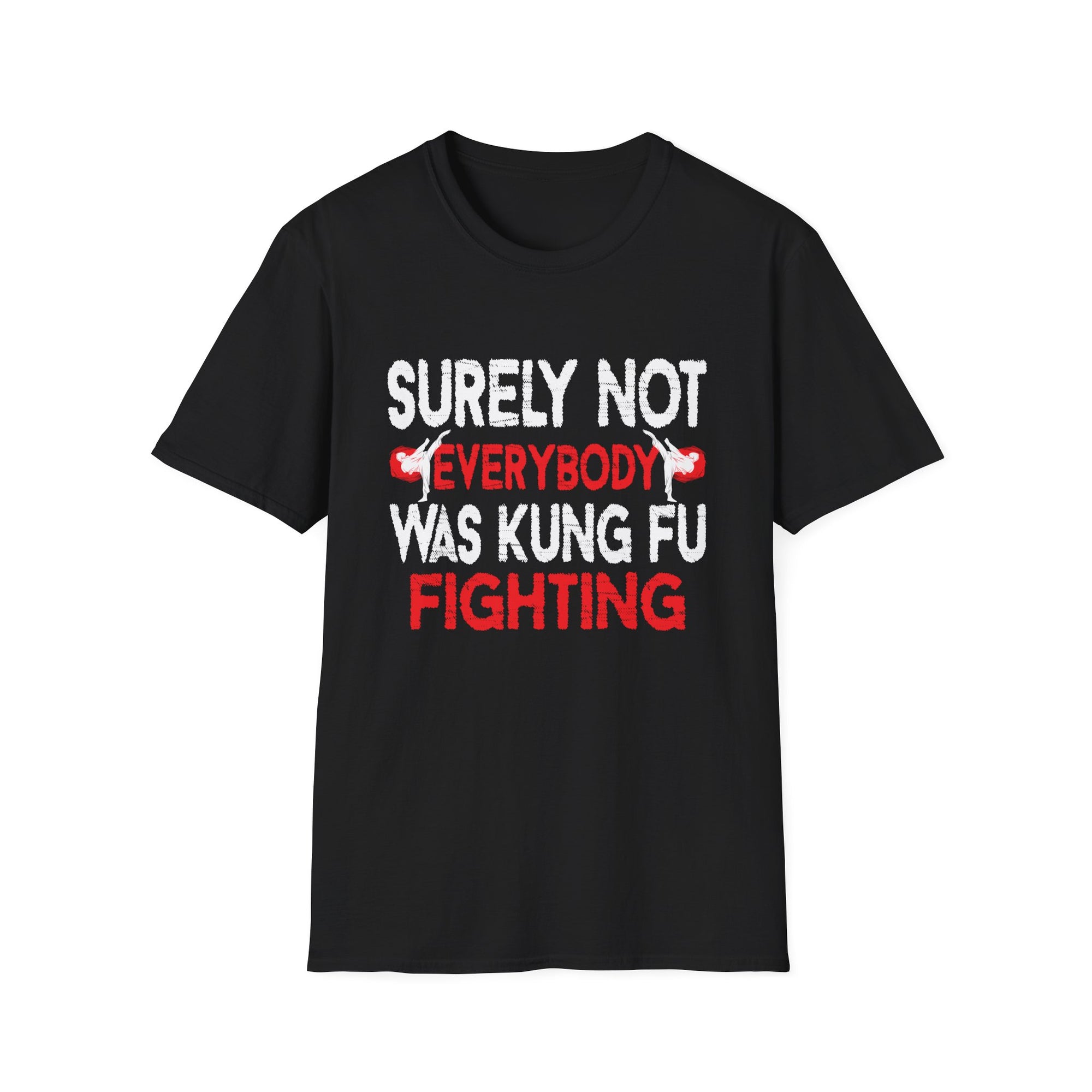 Funny Kung Fu T-Shirt for Movie Lovers, Unisex Graphic Tee, Gift for Martial Arts Fans, Quirky Top for Events, Casual Wear