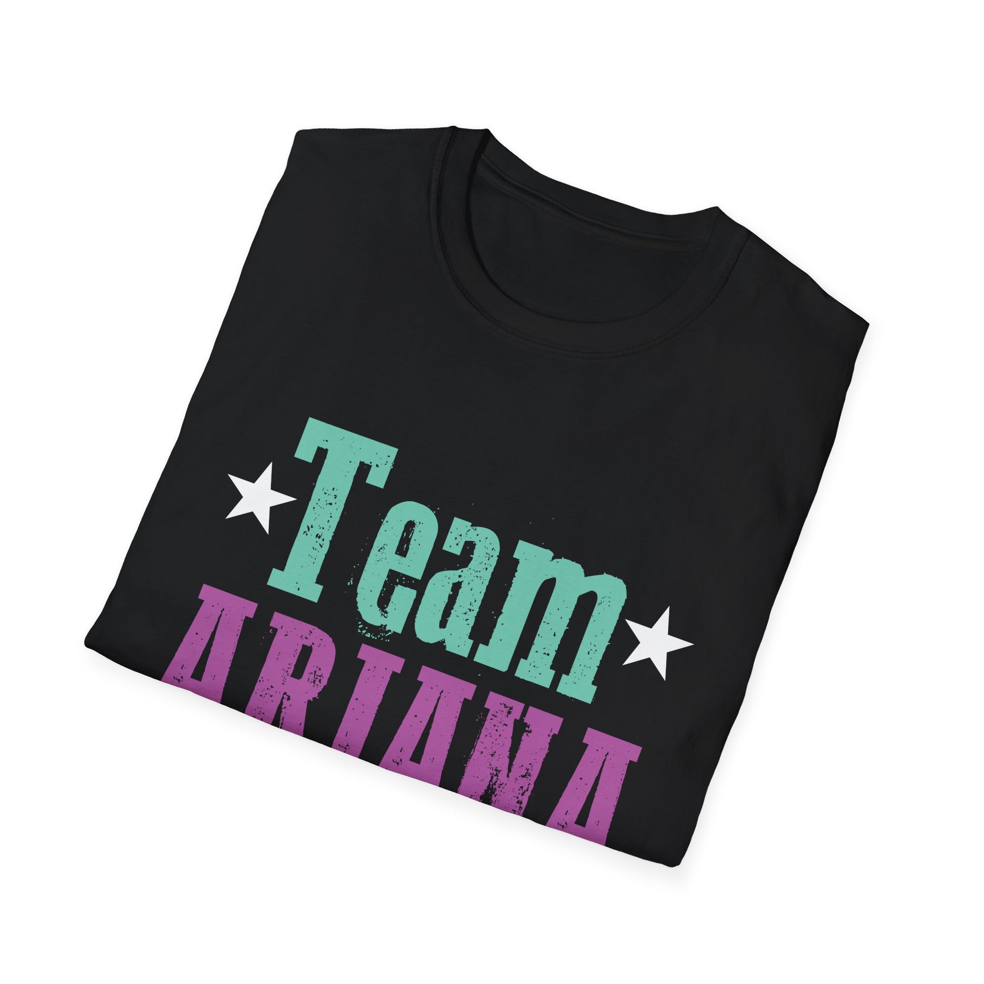 Team Ariana Unisex Softstyle T-Shirt | Supportive Gift for Fans | Casual Wear | Birthday, Concert, Team Spirit