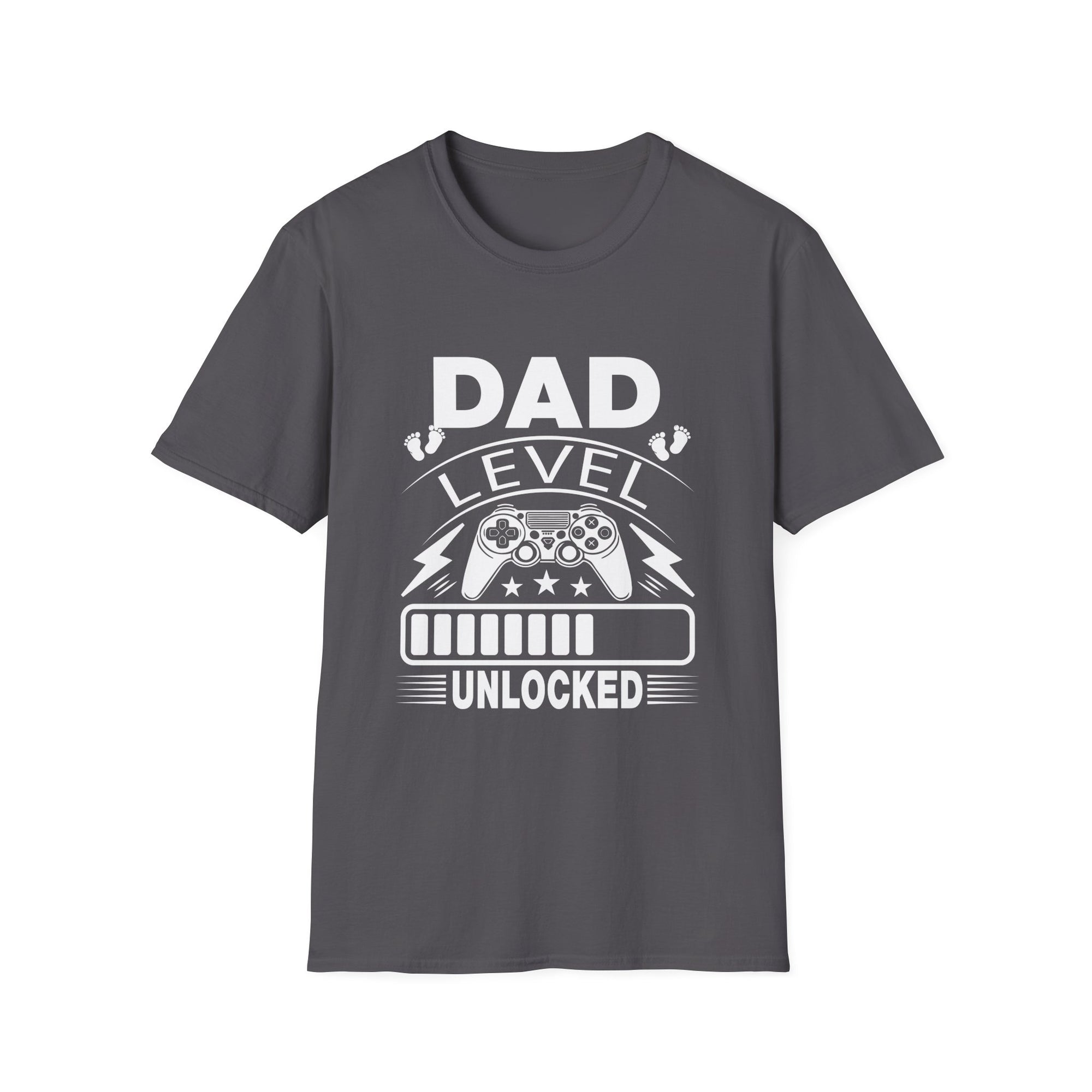 Dad Level Unlocked T-Shirt, Father's Day Gift, Video Game Dad Tee, Unisex Graphic Shirt, Gaming Apparel