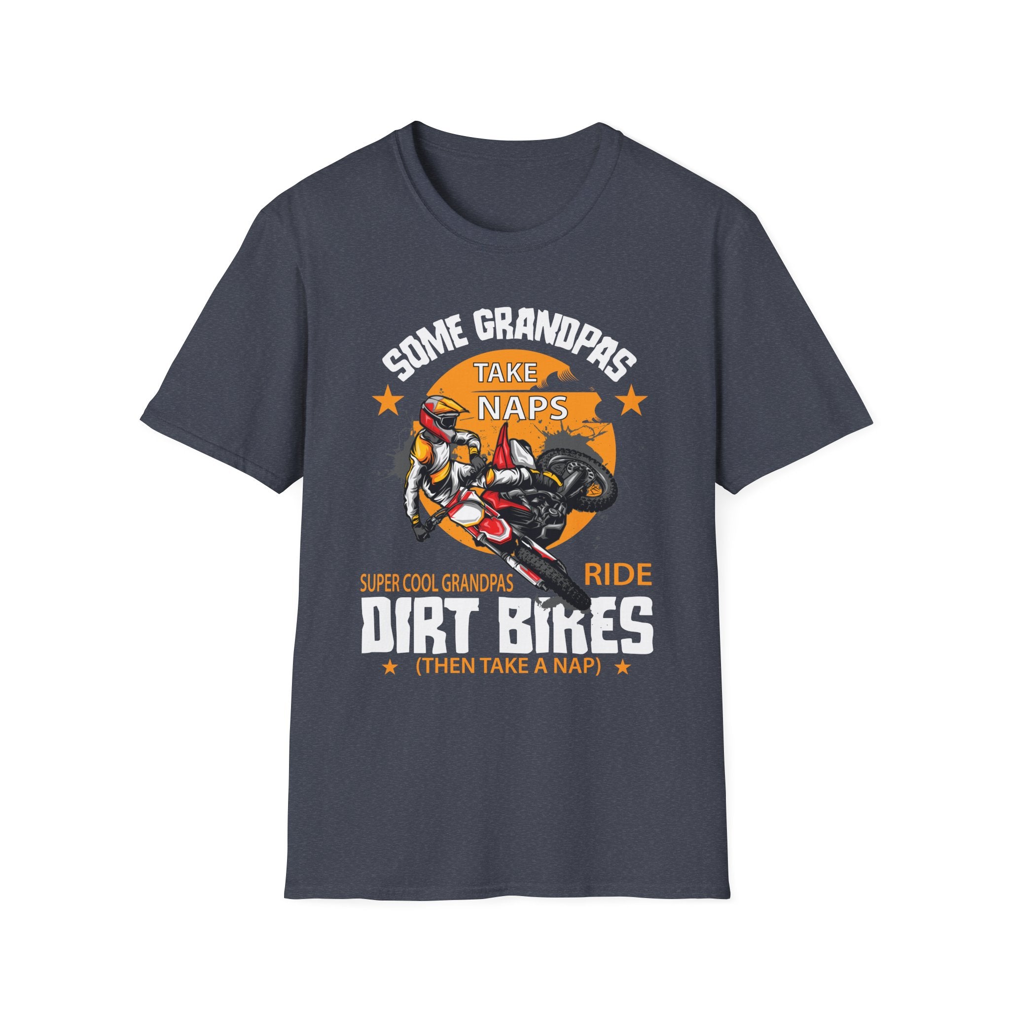 Cool Grandpa Dirt Bike T-Shirt, Gift for Grandfather, Motorcycle Enthusiast Tee, Men's Birthday Gift, Father's Day Fun Shirt