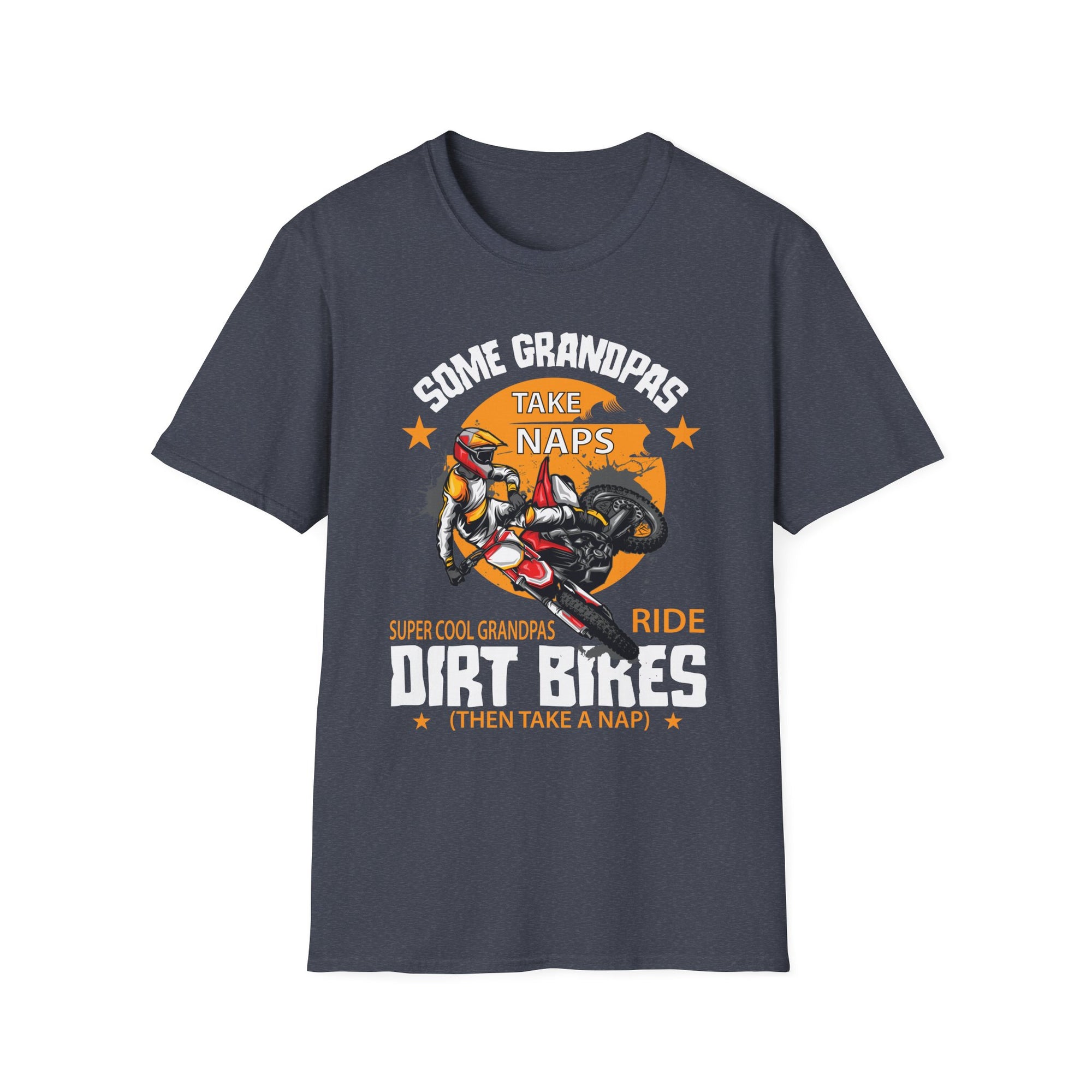Cool Grandpa Dirt Bike T-Shirt, Gift for Grandfather, Motorcycle Enthusiast Tee, Men's Birthday Gift, Father's Day Fun Shirt