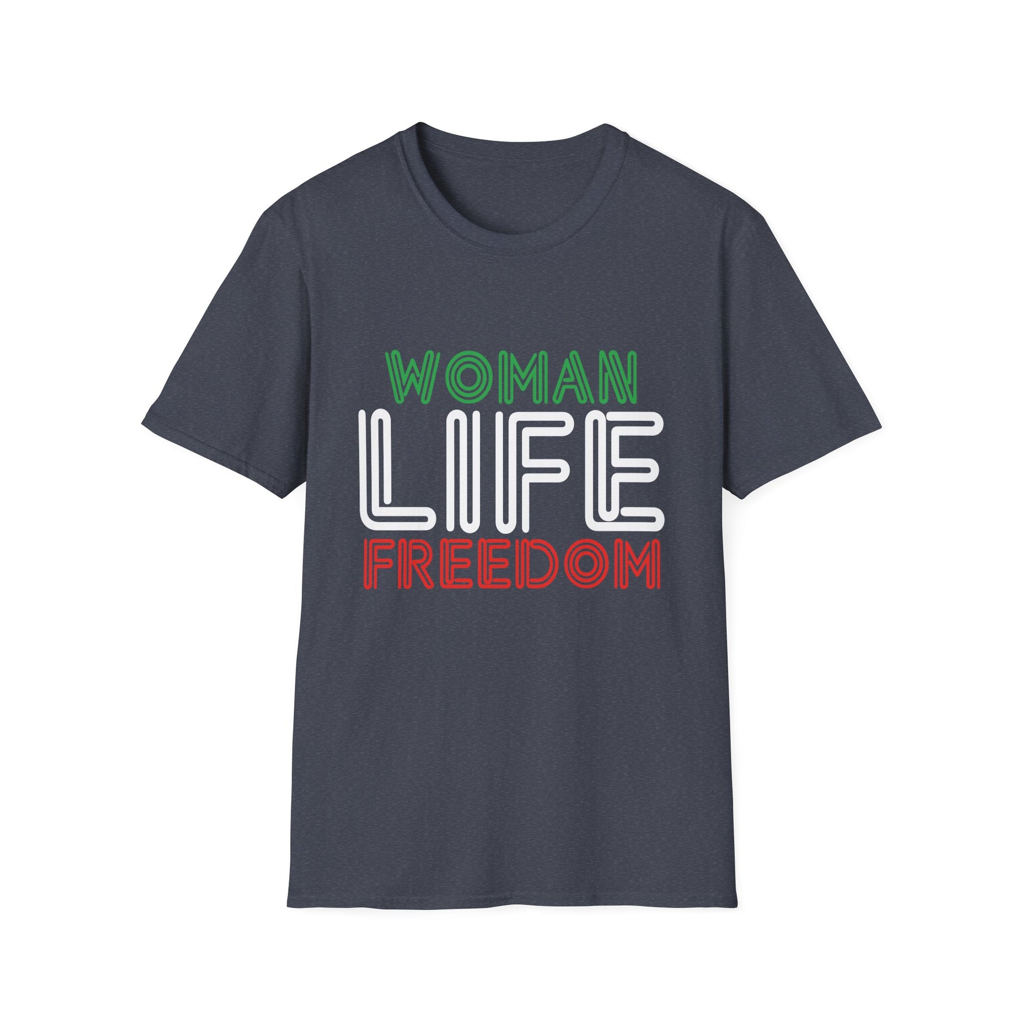 Empowering Women's Life Freedom T-Shirt - Unisex Softstyle, Equality Tee, Birthday Gift, Protest Wear, Casual Chic