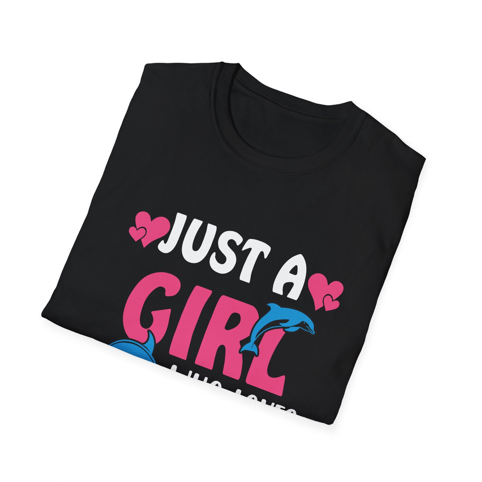 Just a Girl Who Loves Dolphins Unisex Softstyle T-Shirt, Dolphin Lover Gift, Cute Summer Tee, Ocean Enthusiast Shirt, Gift for Her, [...]