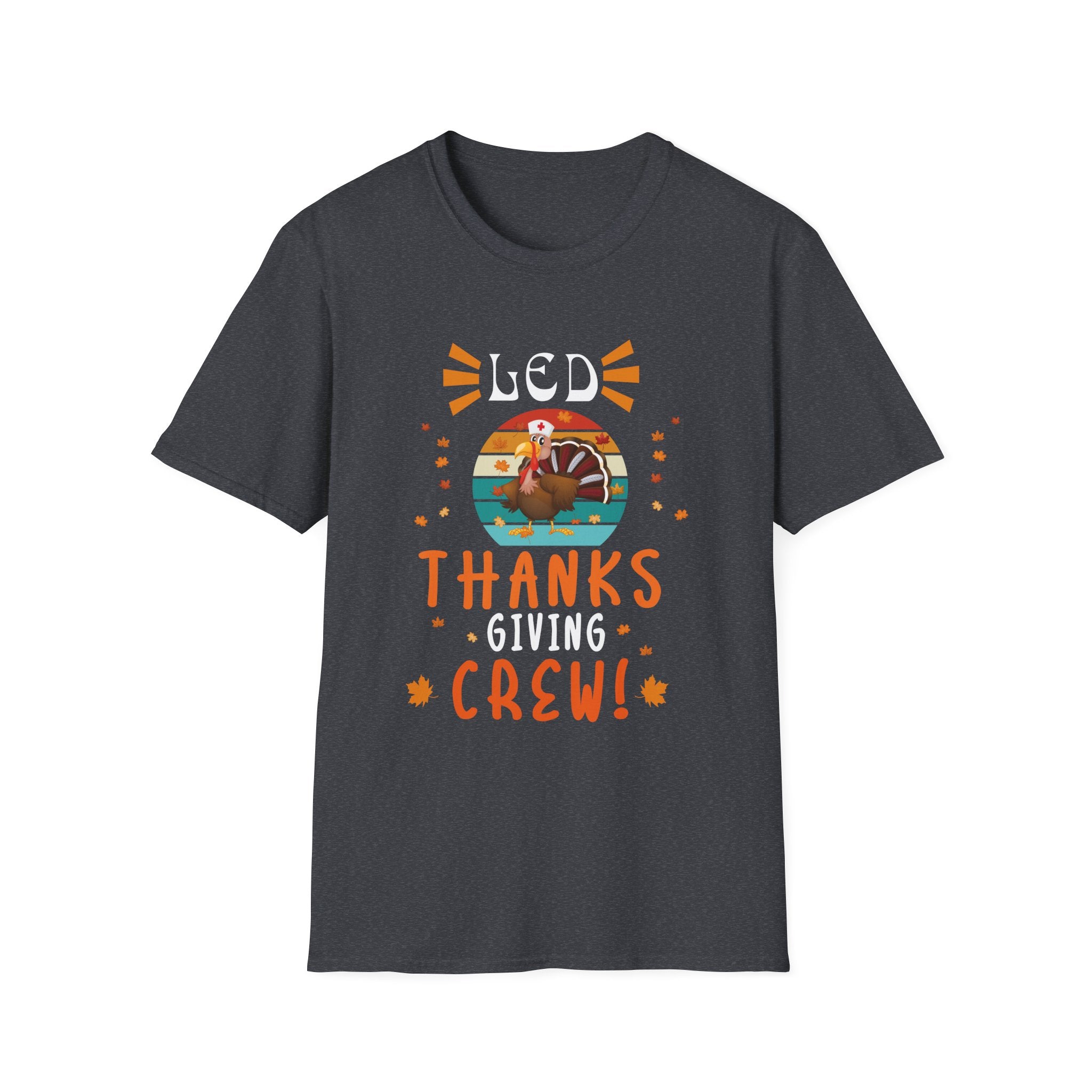 Unisex Thanksgiving Crew T-Shirt, Holiday Apparel, Family Gathering Shirt, Friendsgiving, Casual Wear, Cozy Gift