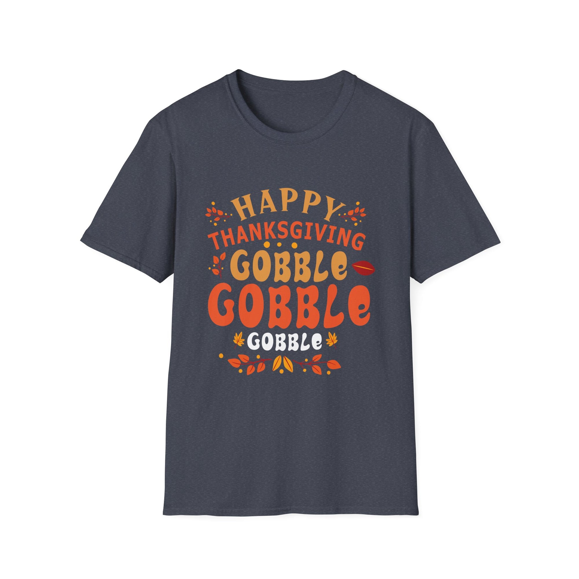 Thanksgiving Gobble T-Shirt, Happy Thanksgiving Tee, Fall Celebration Shirt, Autumn Festive Top, Unisex Holiday Apparel