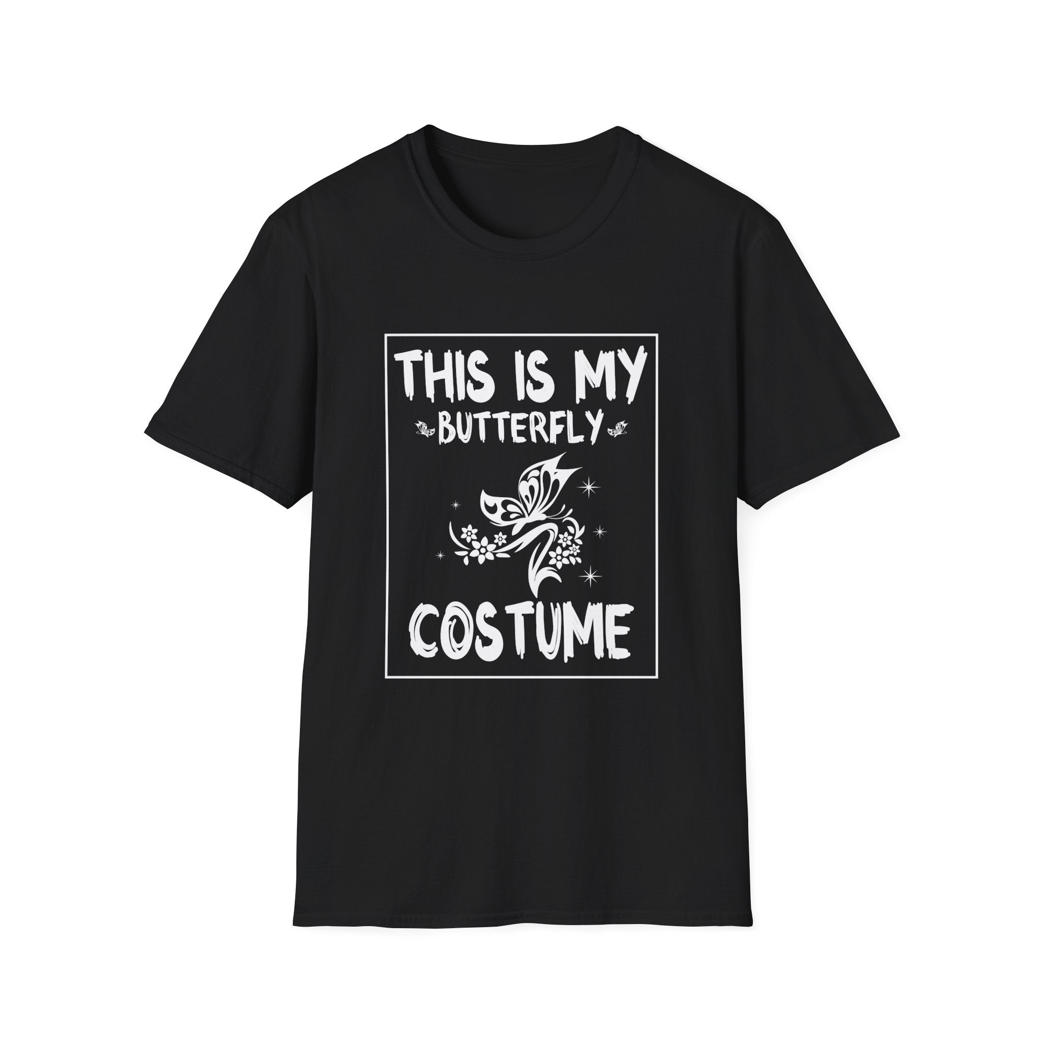 Butterfly Costume Unisex Softstyle T-Shirt, Funny Halloween Shirt, Graphic Tee, Gift for Kids and Adults, Cute Costume Top