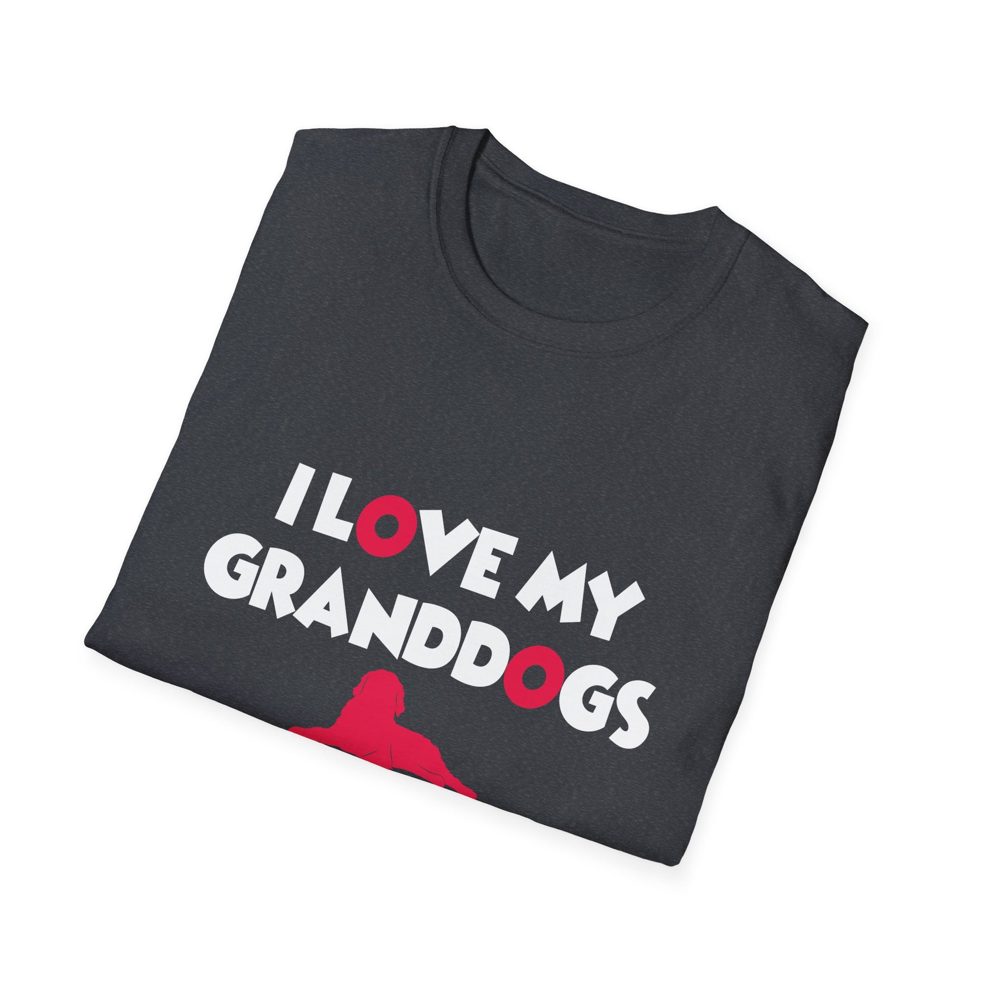 I Love My Granddogs T-Shirt | Unisex Softstyle Tee | Dog Lover Gift | Pet Parent Apparel | Casual Wear | Animal Lover Shirt