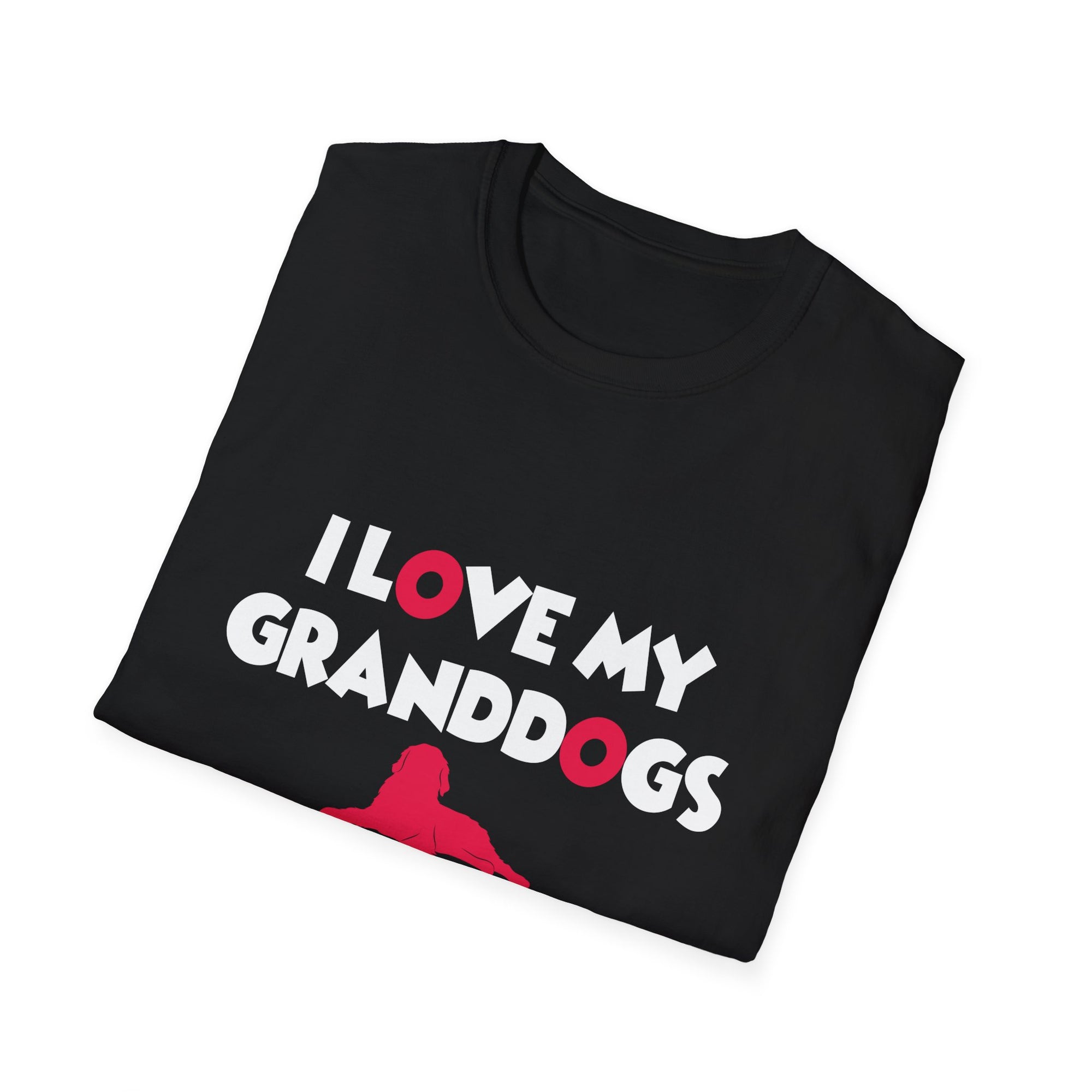 I Love My Granddogs T-Shirt | Unisex Softstyle Tee | Dog Lover Gift | Pet Parent Apparel | Casual Wear | Animal Lover Shirt