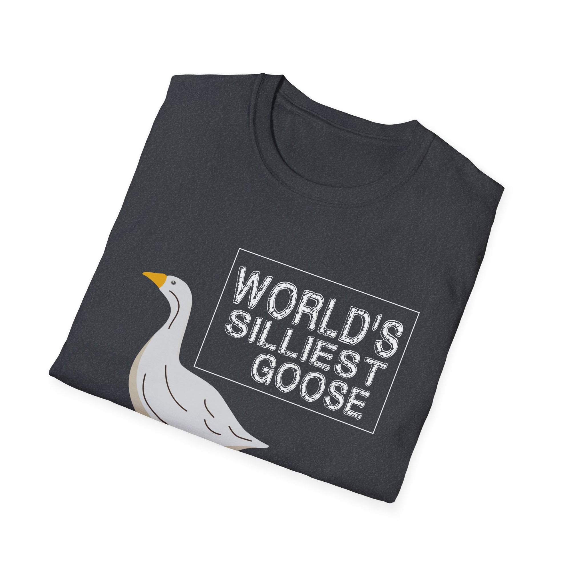 Funny Goose T-Shirt, World's Silliest Goose Gift, Unisex Graphic Tee, Animal Lover Shirt, Quirky Gift for Friends