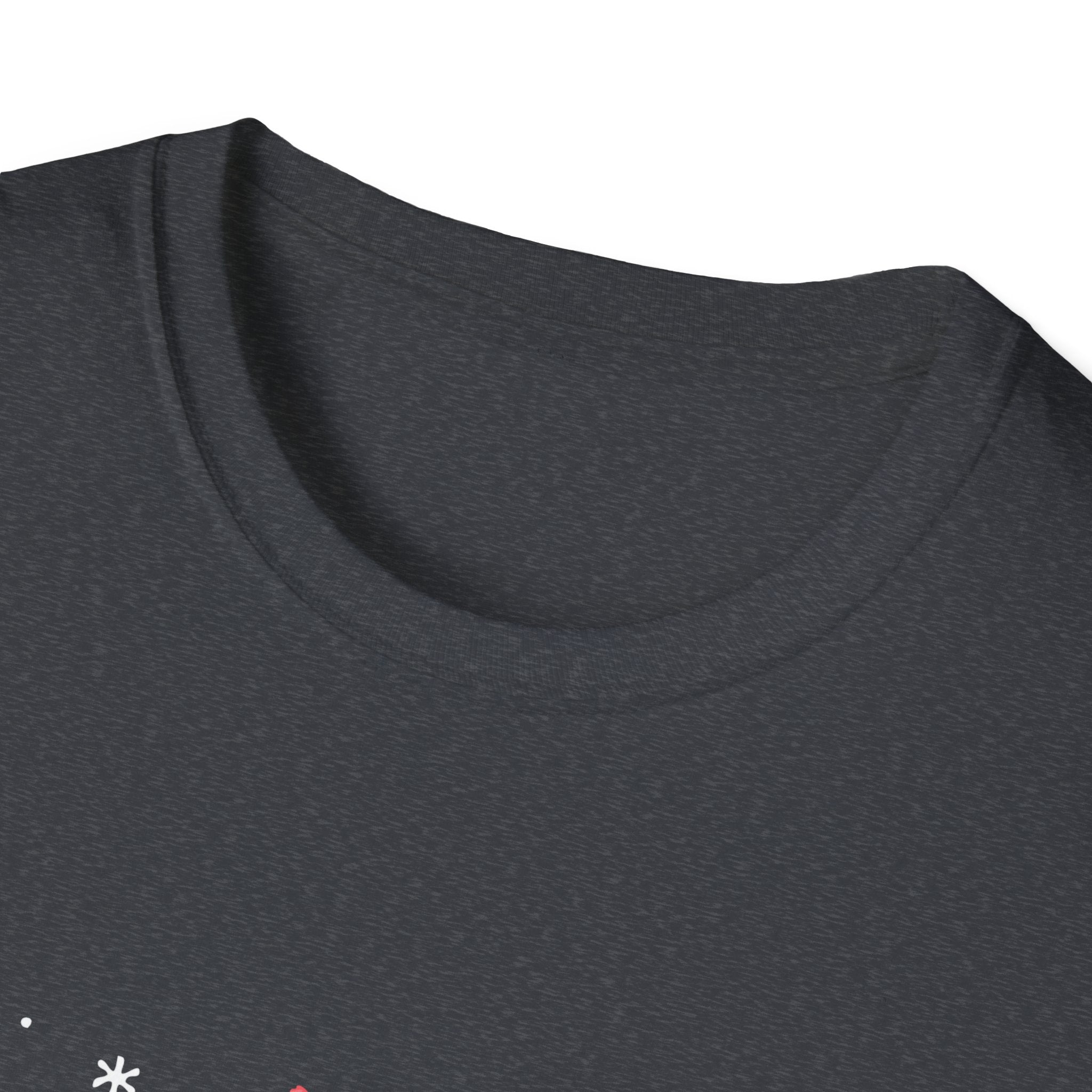 Festive Holiday T-Shirt with Cute Character, Christmas Shirt, Unisex Tee, Gift for Her, Holiday Apparel, Winter Fashion