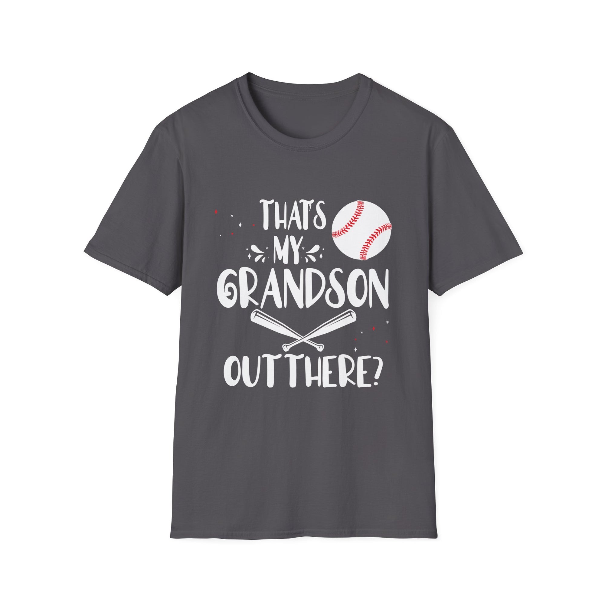 Baseball Grandson T-Shirt | Unisex Sports Tee for Proud Grandparents | Gift for Baseball Lovers, Family Reunion, Birthday, Sports Events