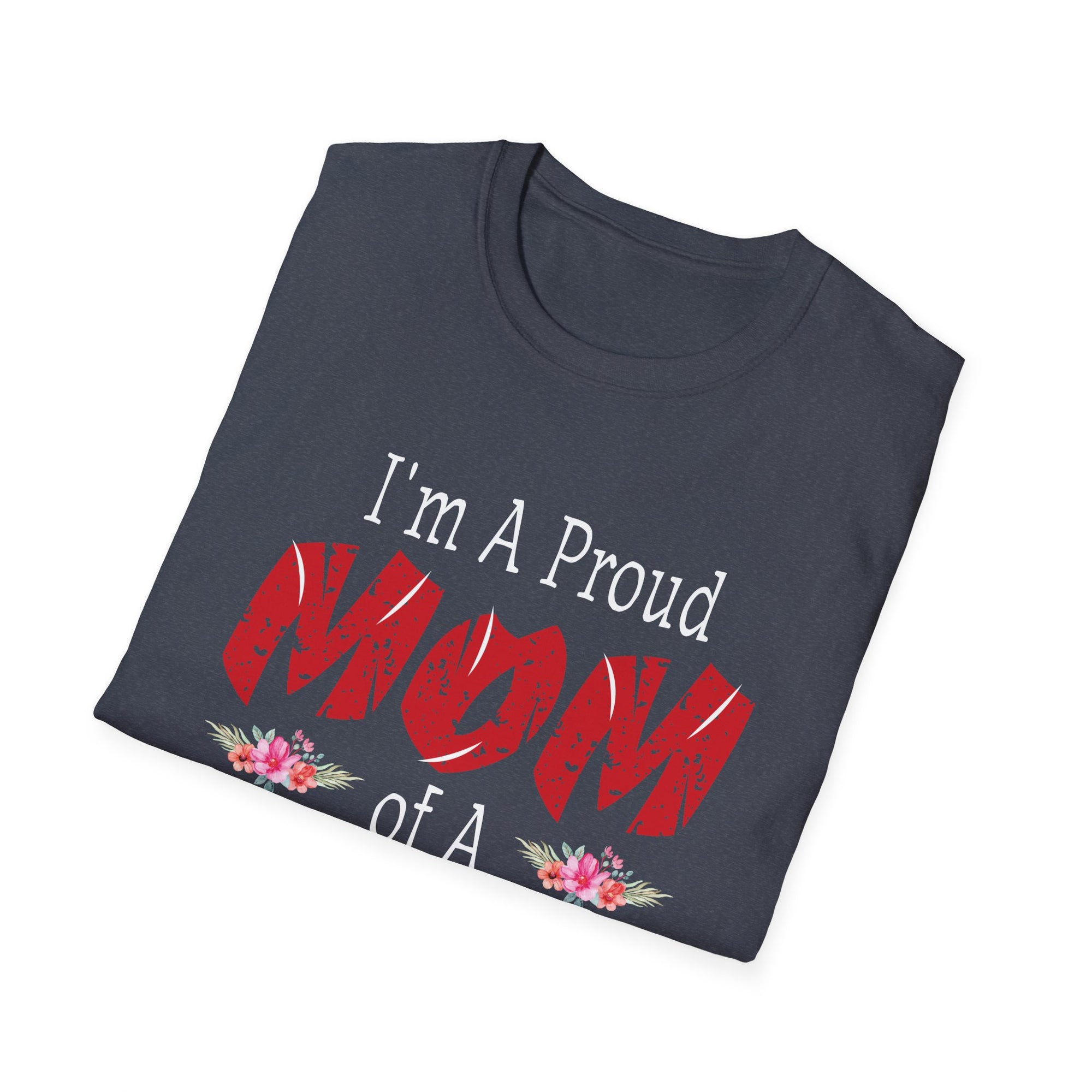 Proud Mom T-Shirt, Funny Mother’s Day Gift, Family Reunion Tee, Casual Wear, Birthday Occasion