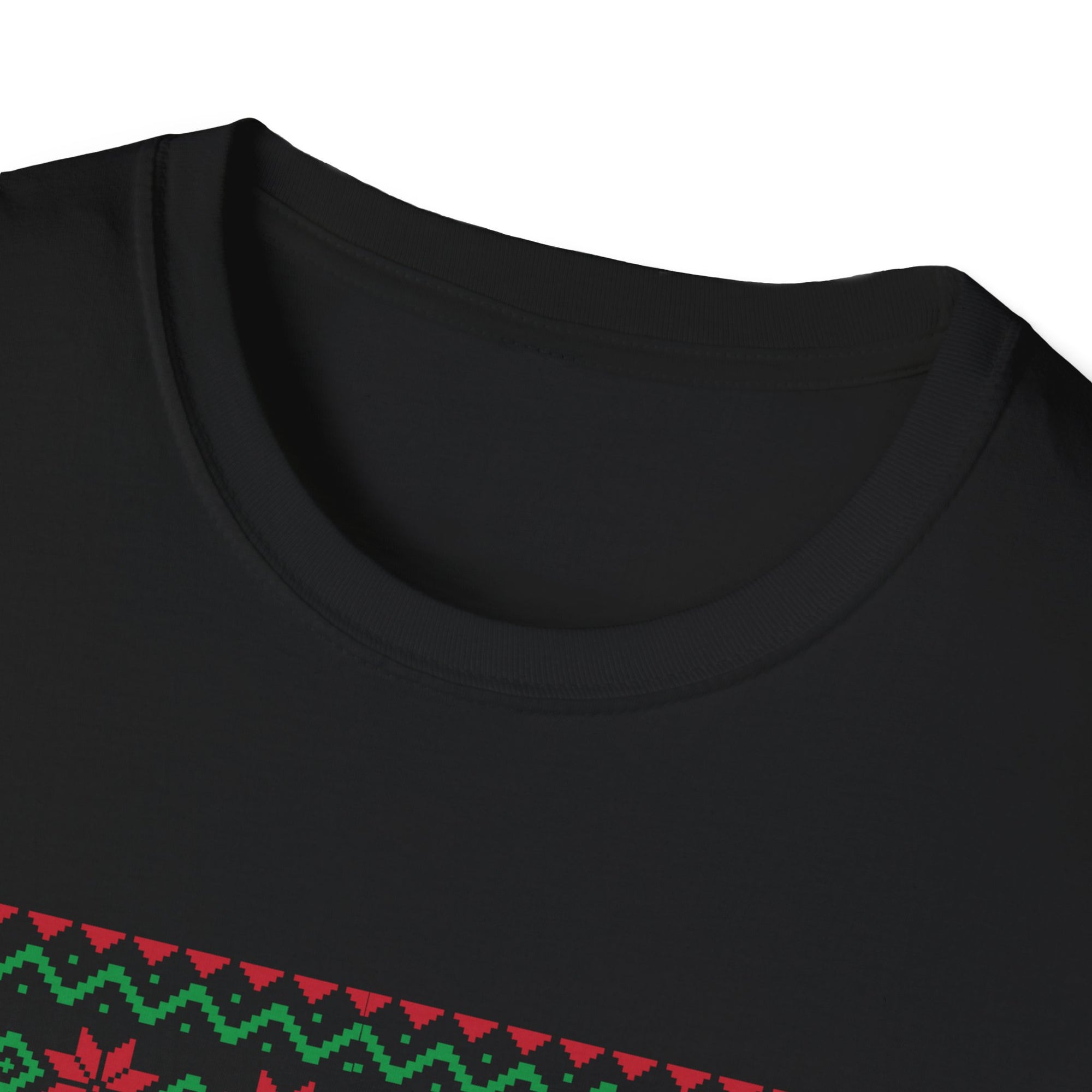 Festive Llama T-Shirt, Holiday Apparel, Christmas Gift, Unisex Softstyle Tee, Party Outfit, Animal Lover Shirt