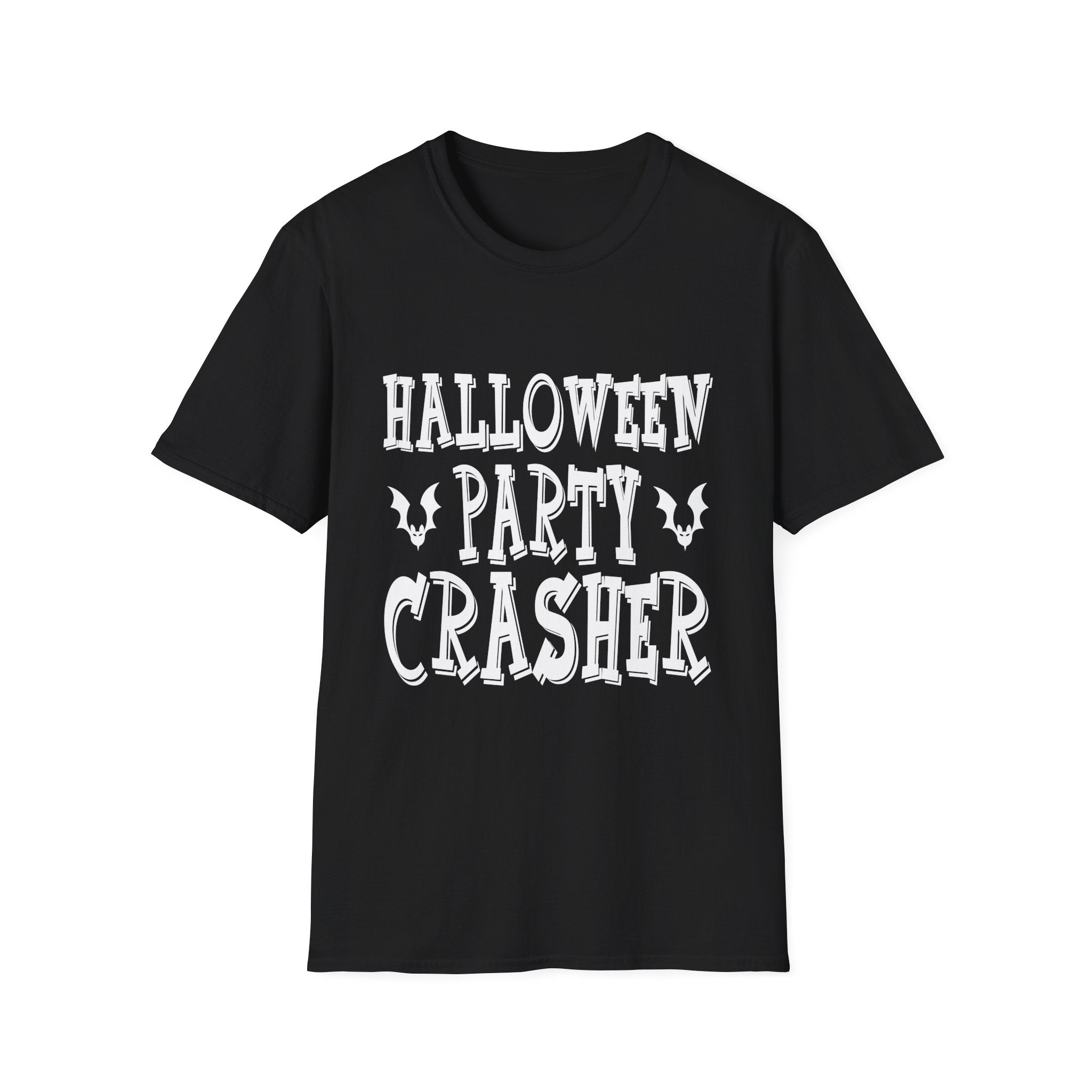 Halloween Party Crasher T-Shirt, Unisex Halloween Tee, Fun Costume Shirt, Casual Spooky Apparel, Halloween Gift Idea