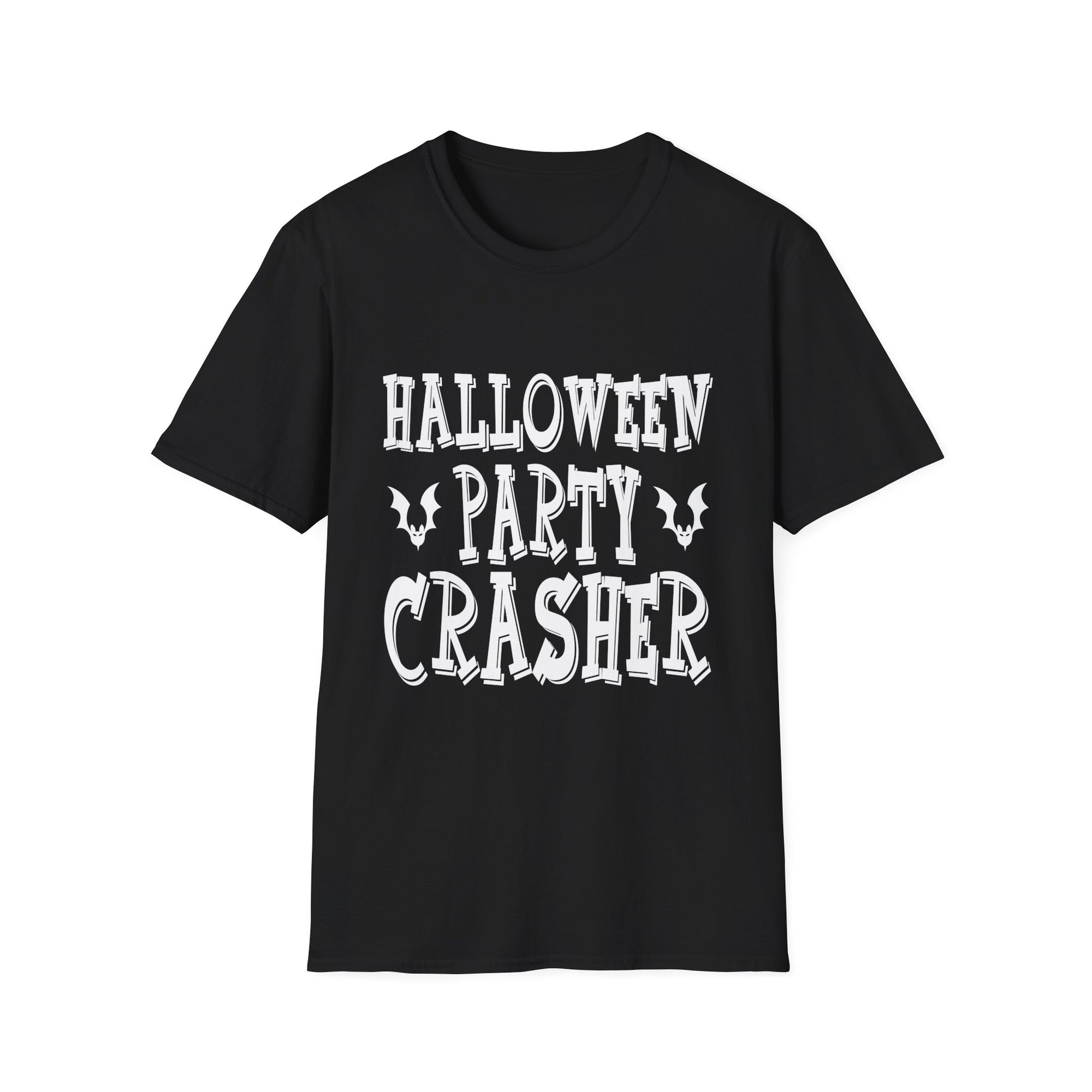 Halloween Party Crasher T-Shirt, Unisex Halloween Tee, Fun Costume Shirt, Casual Spooky Apparel, Halloween Gift Idea