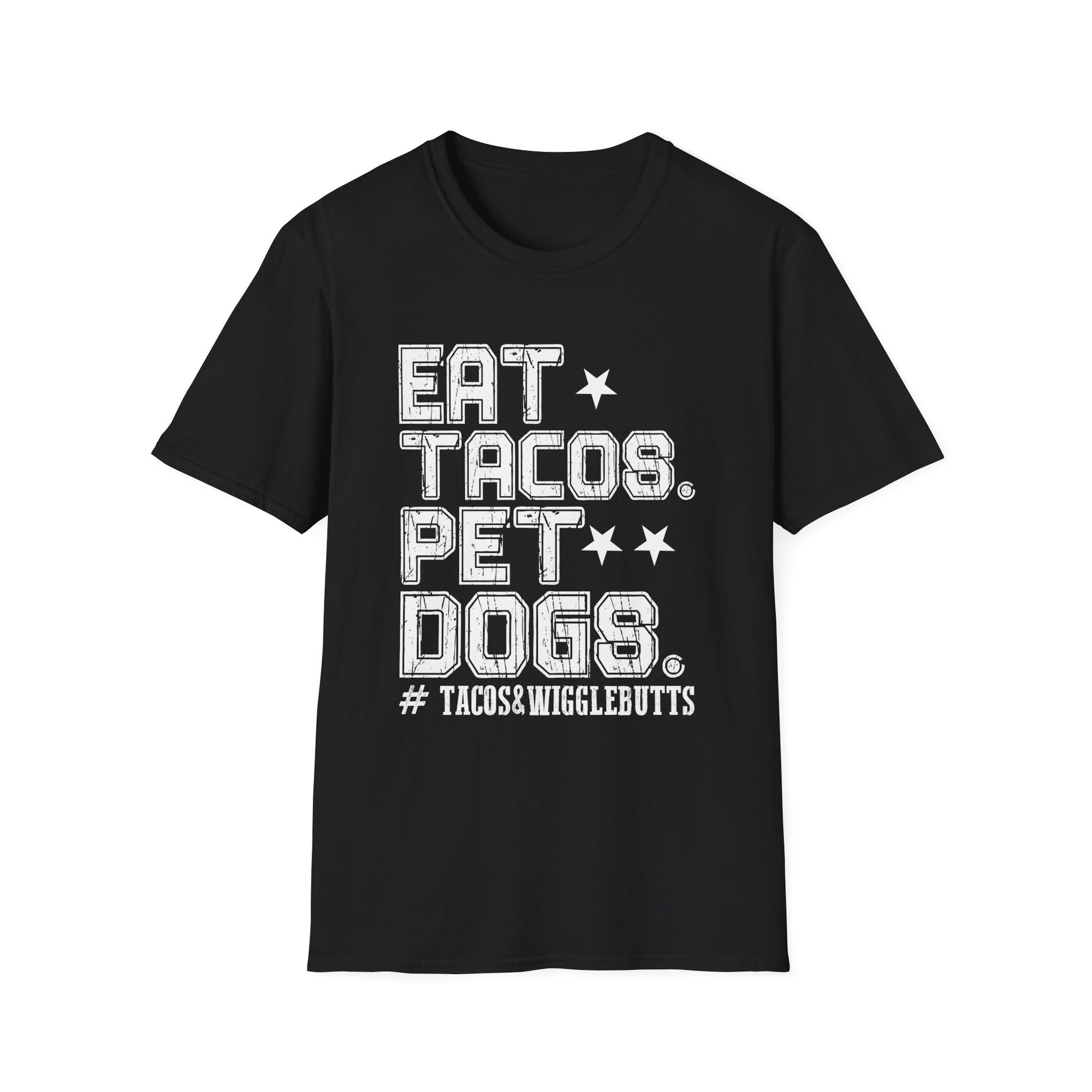 Funny Dog Lover's Tee - Eat Tacos Pet Dogs, Unisex Softstyle T-Shirt for Dog Owners, Gift for Pet Lovers, Casual Everyday Shirt, Funny [...]