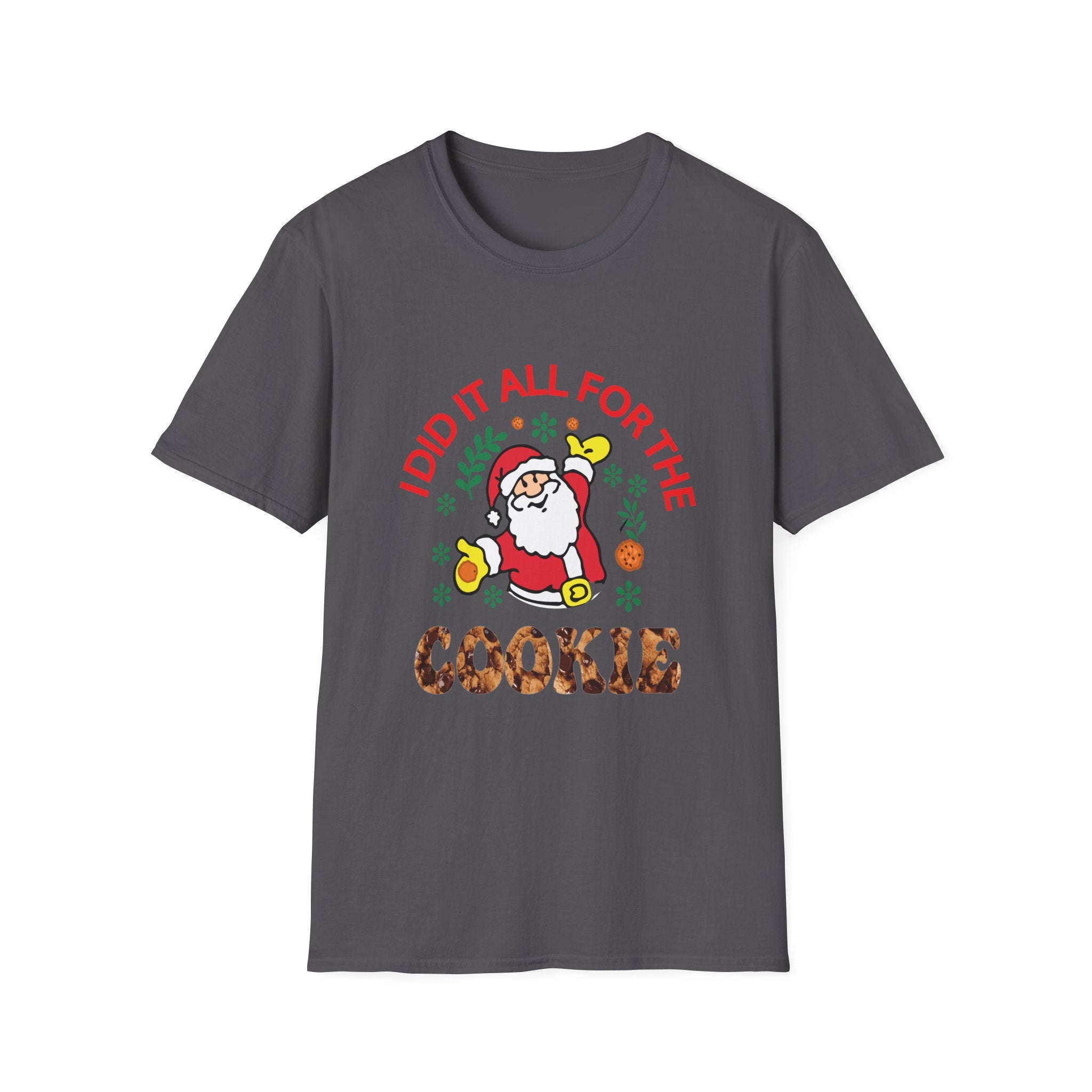 Funny Christmas Cookie T-Shirt, Holiday Gift, Santa Tee, Unisex X-Mas Shirt, Baking Lover's Apparel