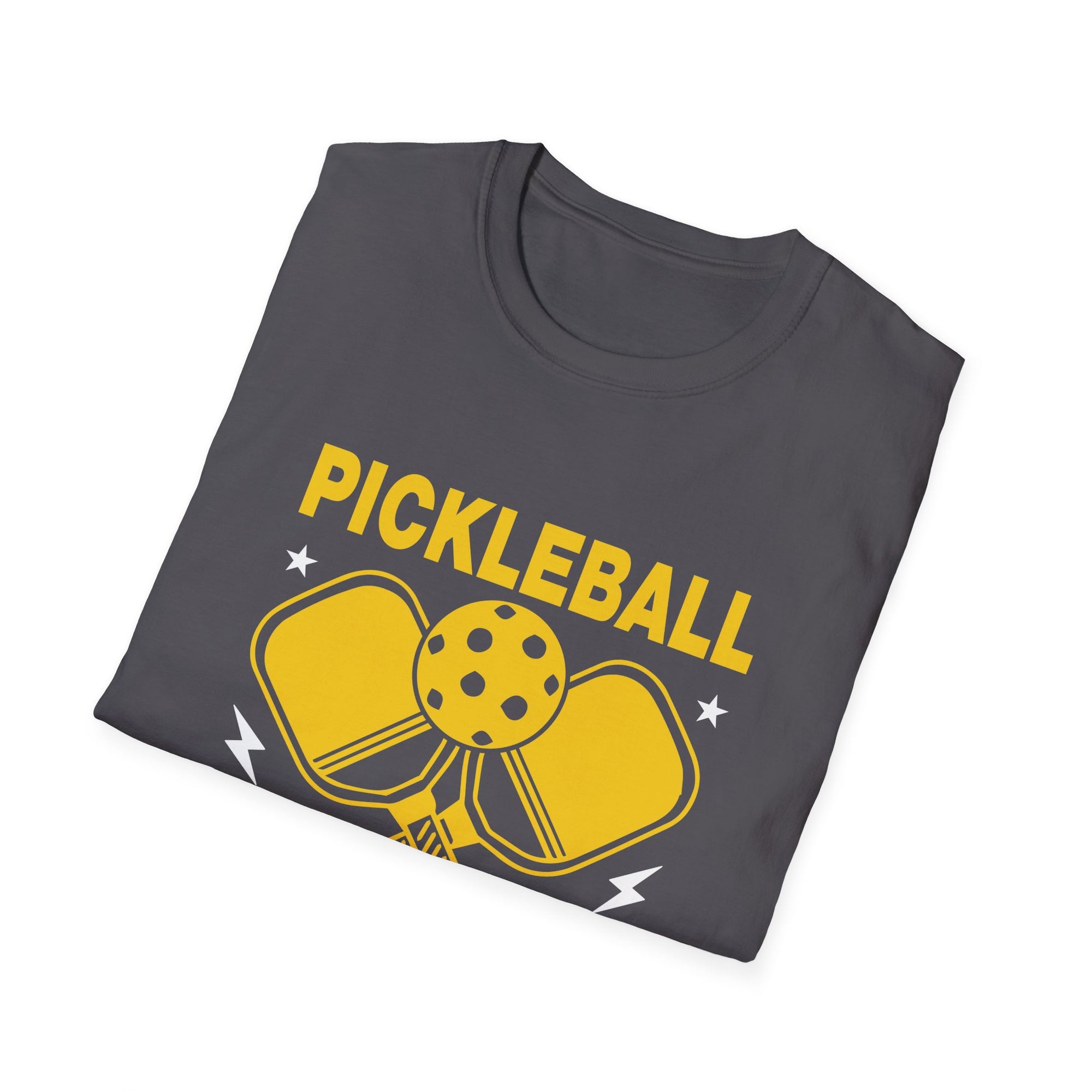 Pickleball Therapy T-Shirt, Unisex Softstyle Tee, Activewear for Pickleball Lovers, Sports Gift for Players, Fun Workout Shirt