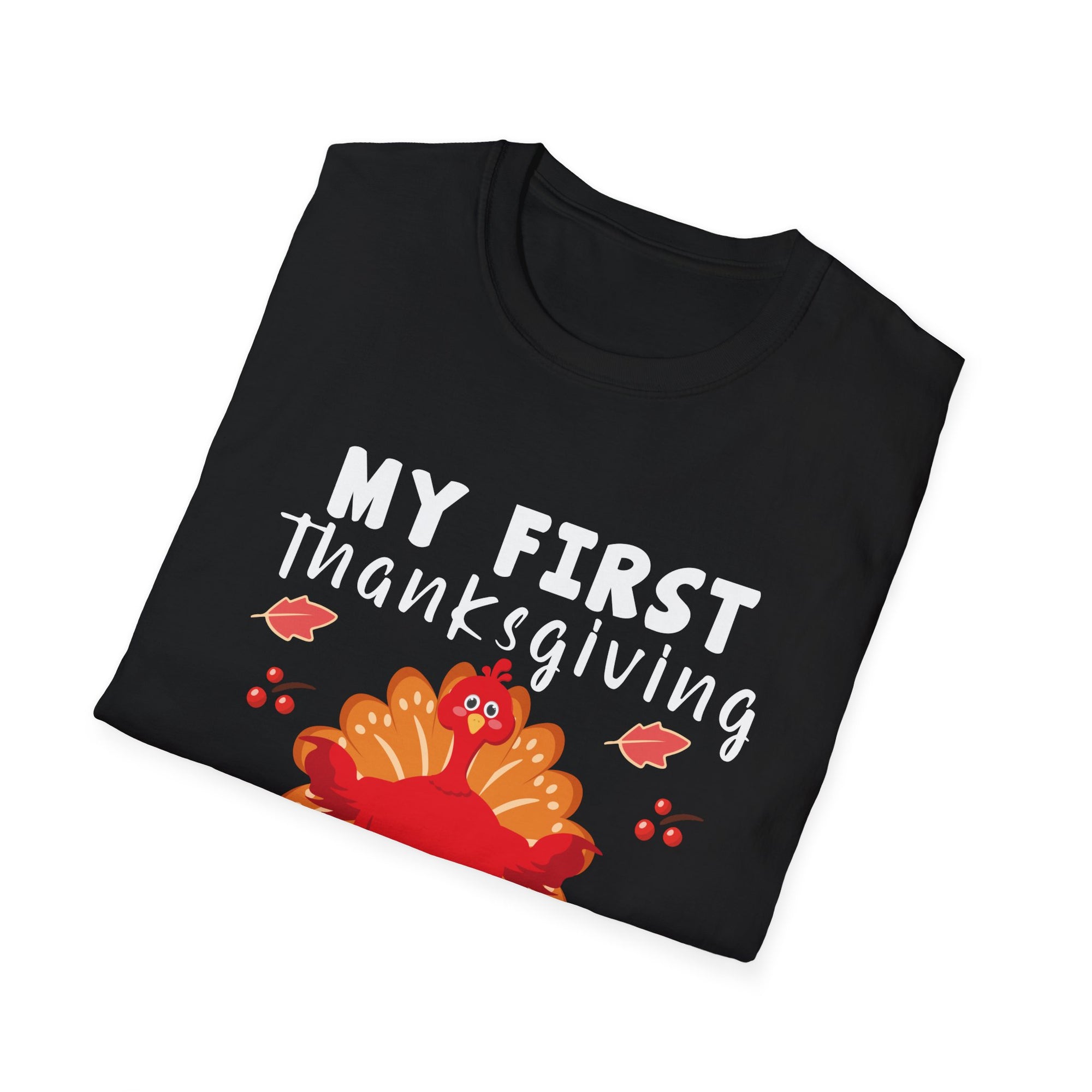 My First Thanksgiving as Grandma T-Shirt, Cute Thanksgiving Tee, Family Gathering Apparel, Kids First Thanksgiving Shirt, Fall Holiday Gift