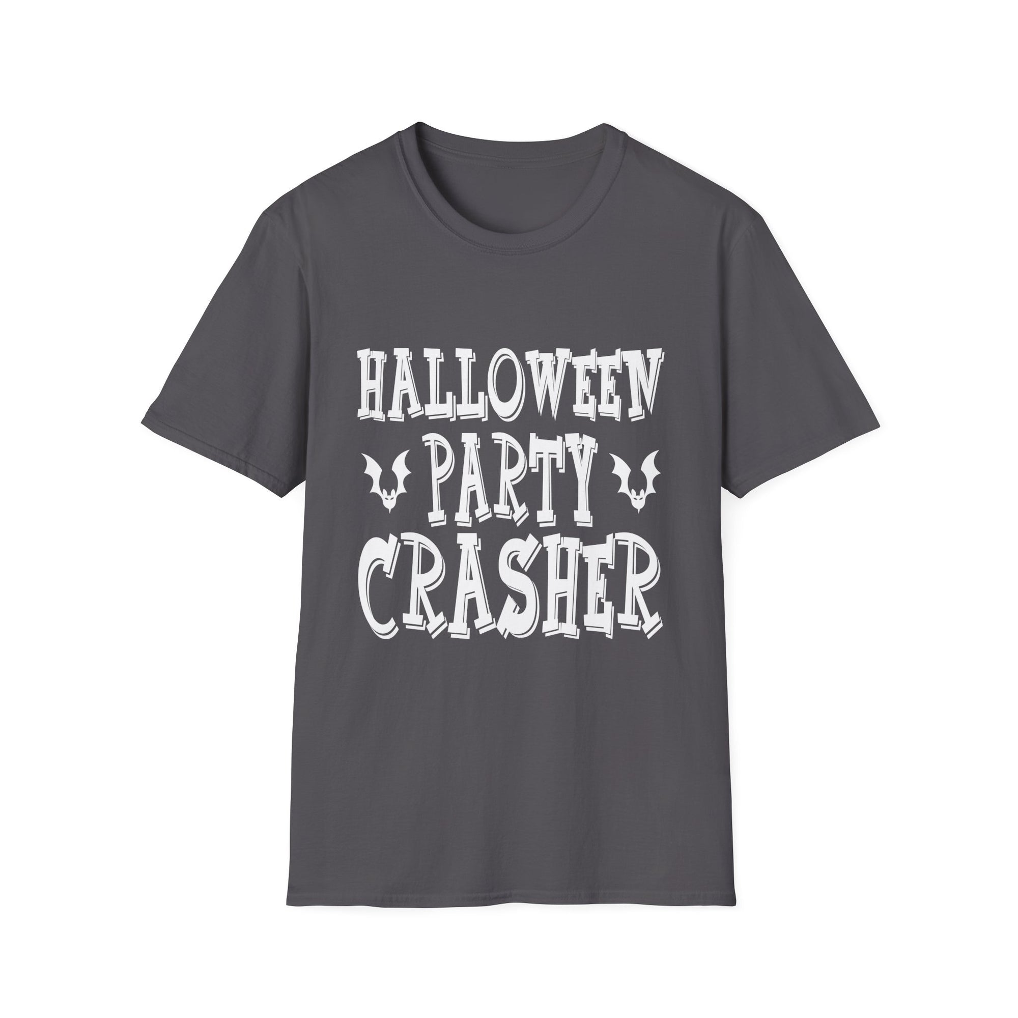 Halloween Party Crasher T-Shirt, Unisex Halloween Tee, Fun Costume Shirt, Casual Spooky Apparel, Halloween Gift Idea