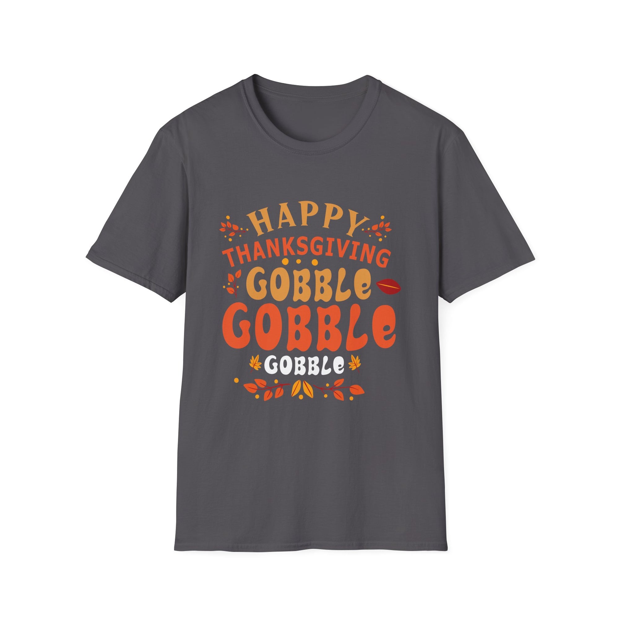 Thanksgiving Gobble T-Shirt, Happy Thanksgiving Tee, Fall Celebration Shirt, Autumn Festive Top, Unisex Holiday Apparel